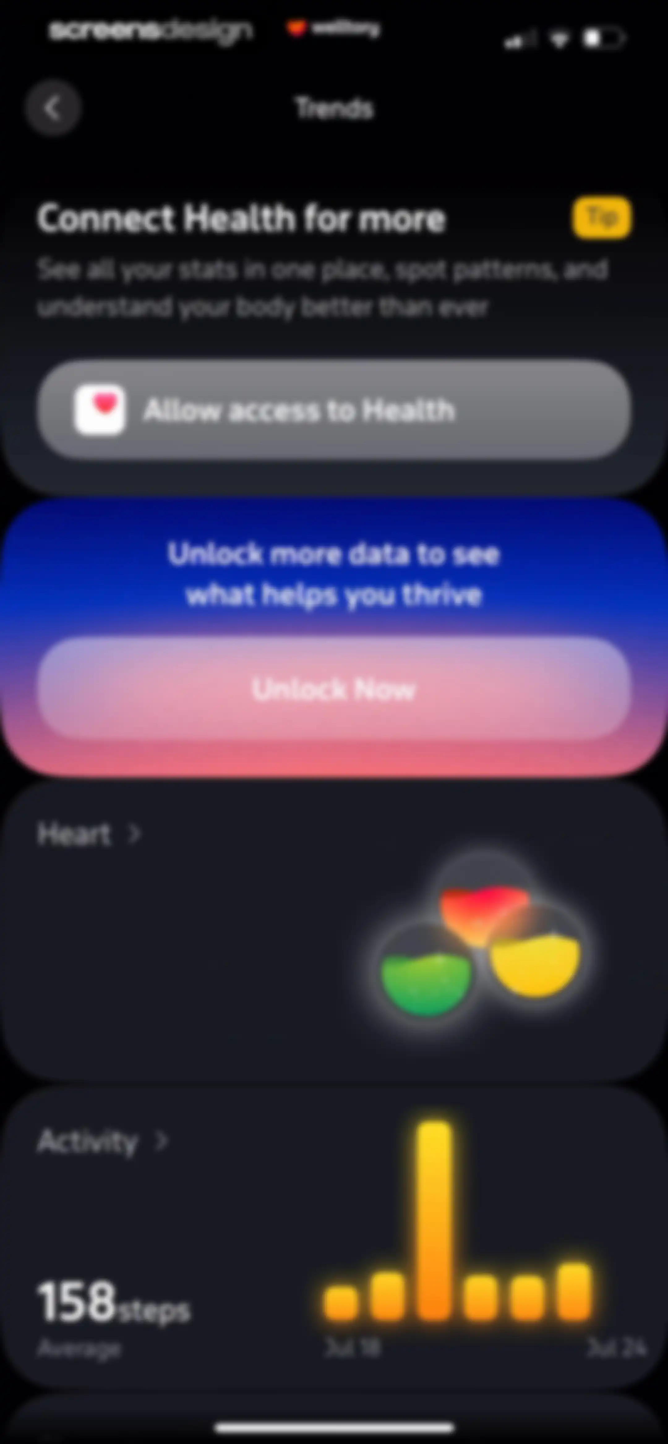 Welltory: Health, Heart Rate screen 70