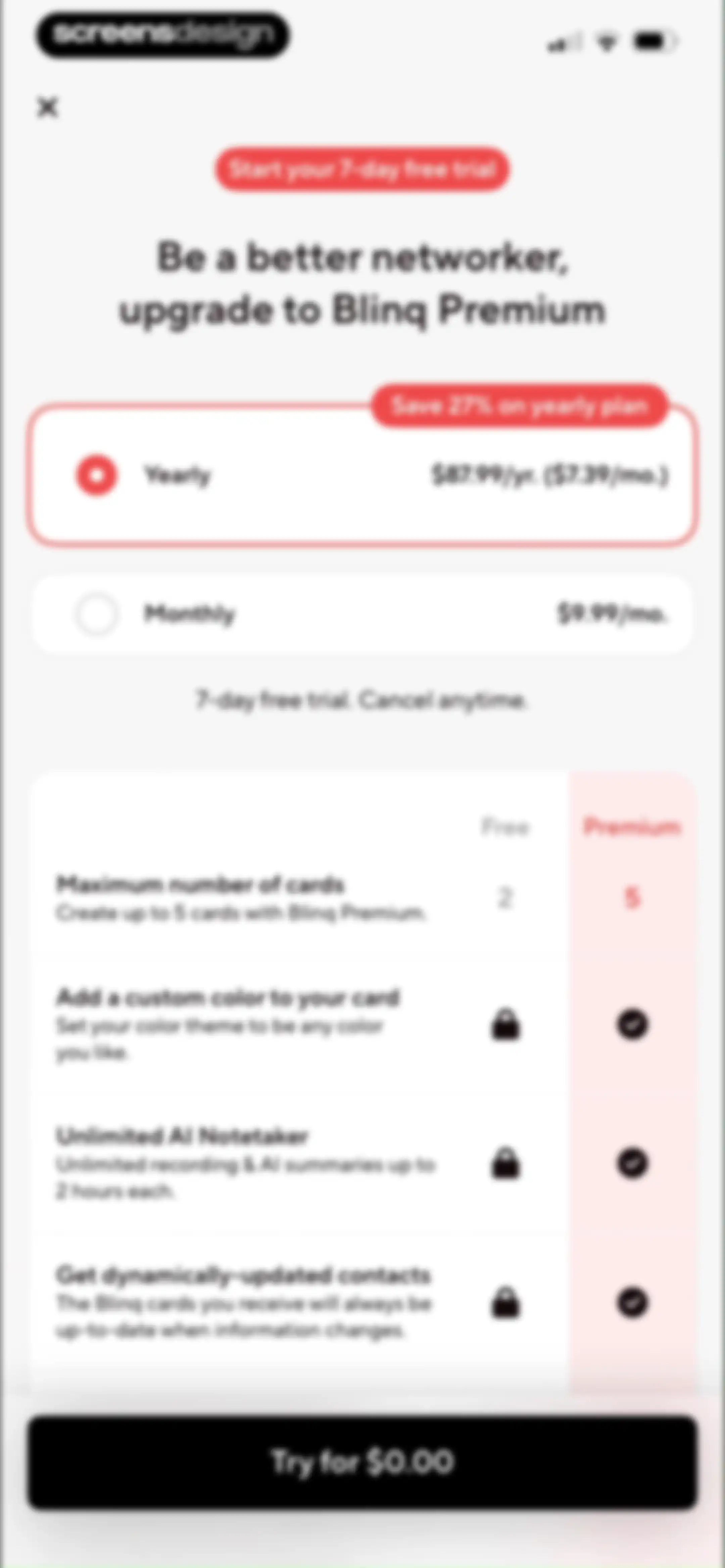 Blinq: Digital Business Card screen 21