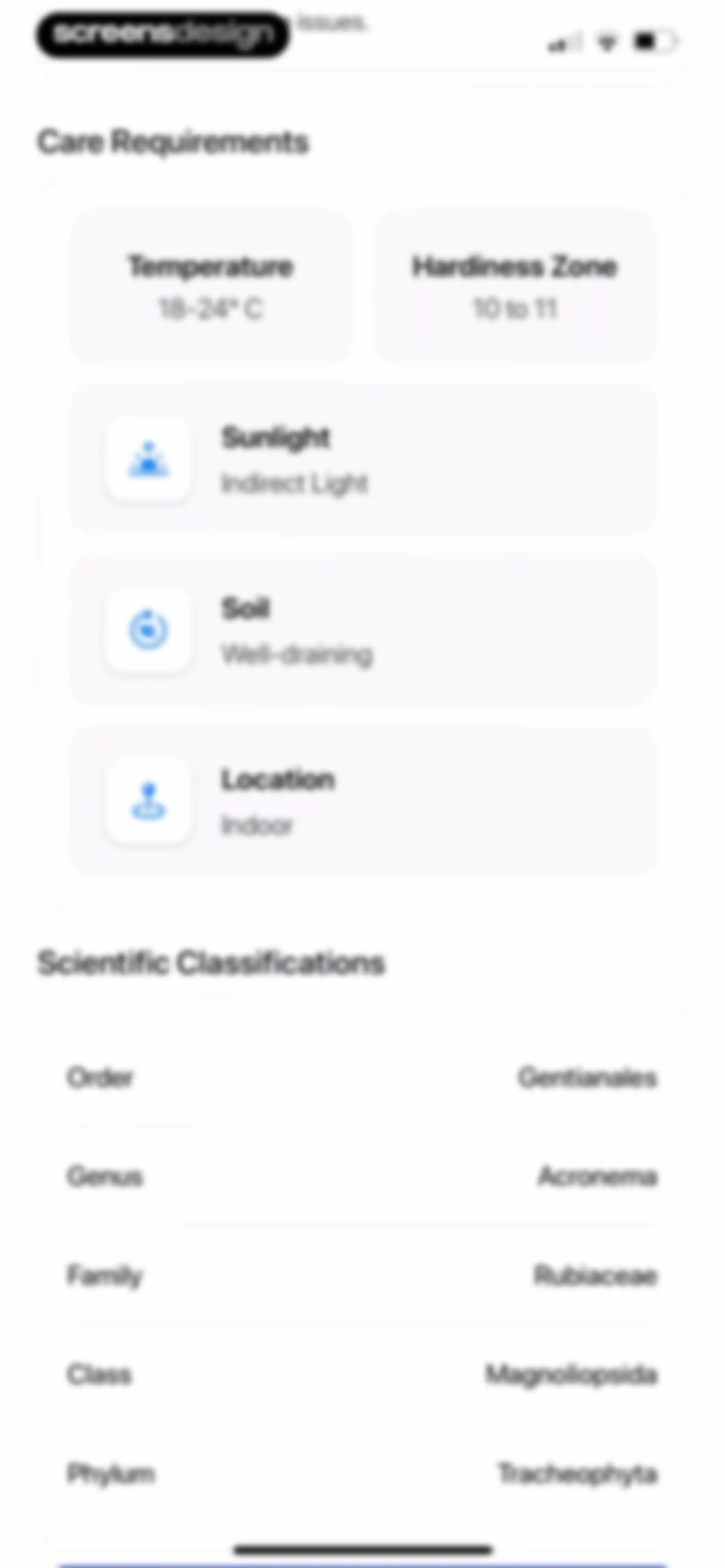 Plant App: Plant Identifier screen 106