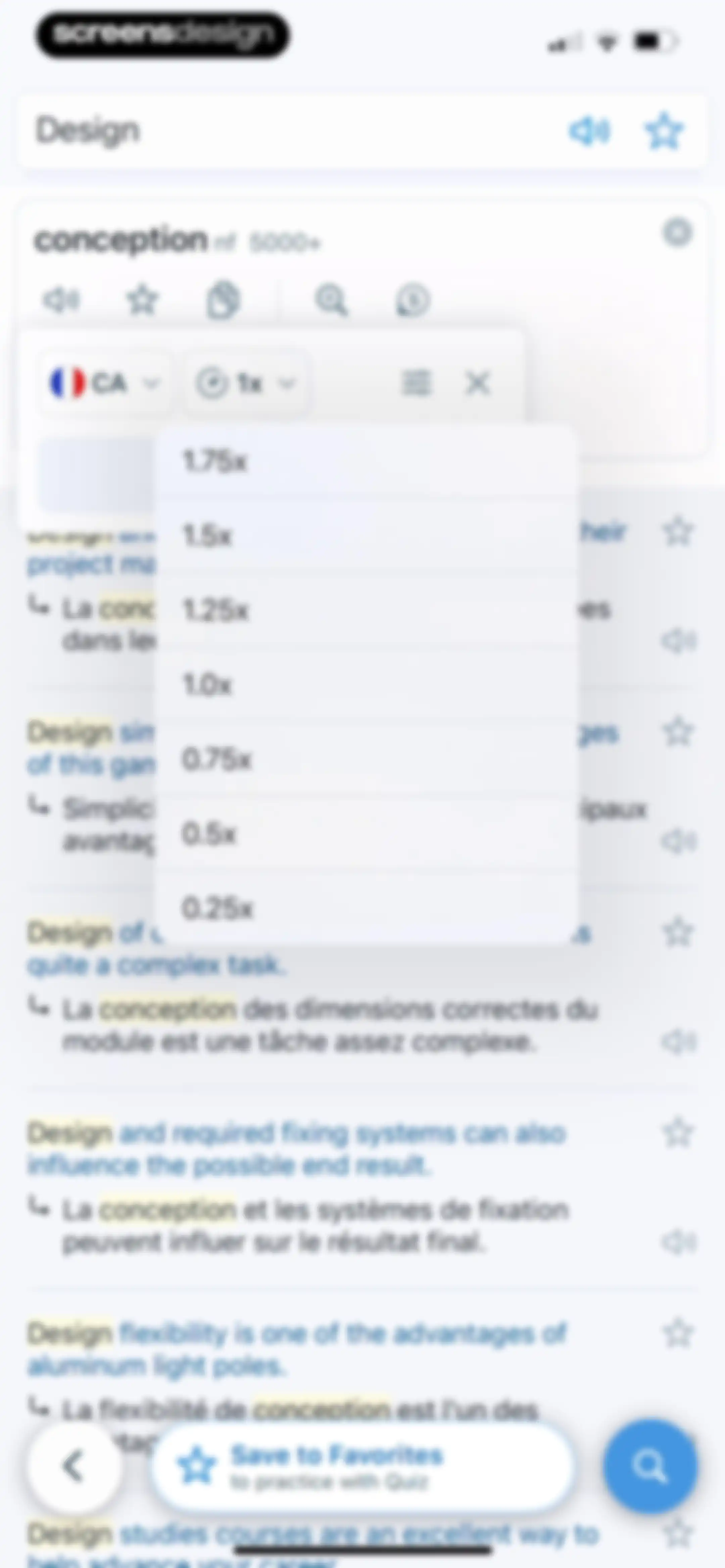 Reverso translate and learn screen 23