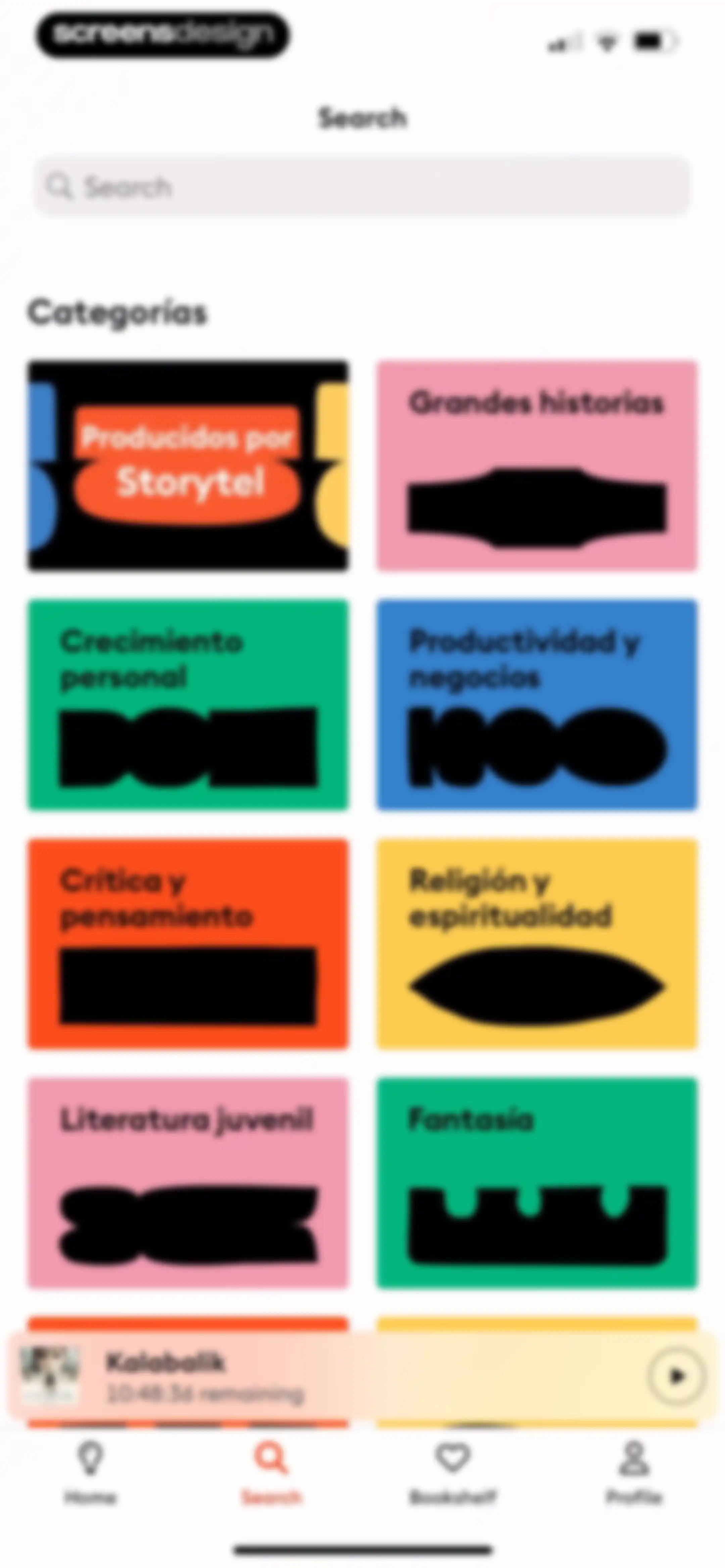 Storytel - Audiobooks Library screen 85