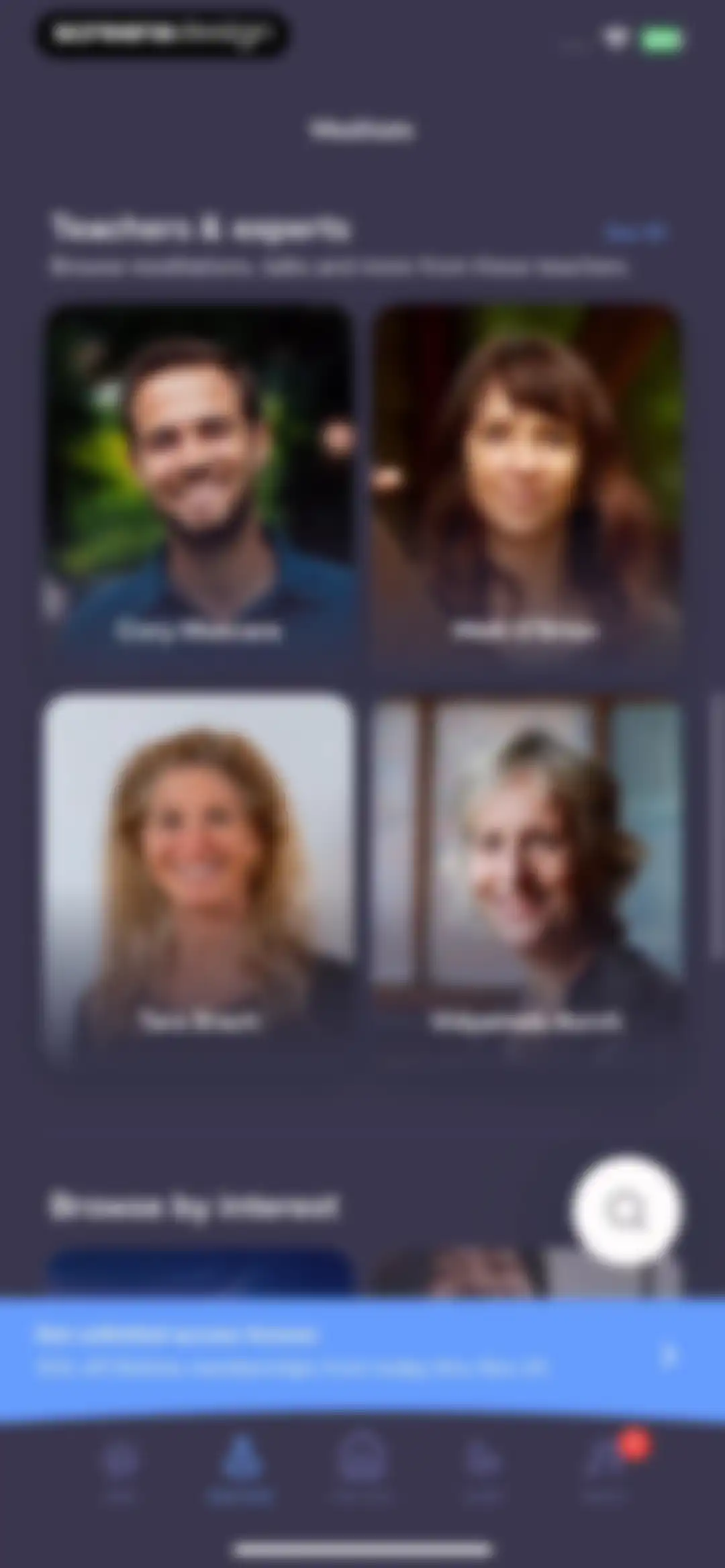 Mindfulness.com Meditation App screen 76