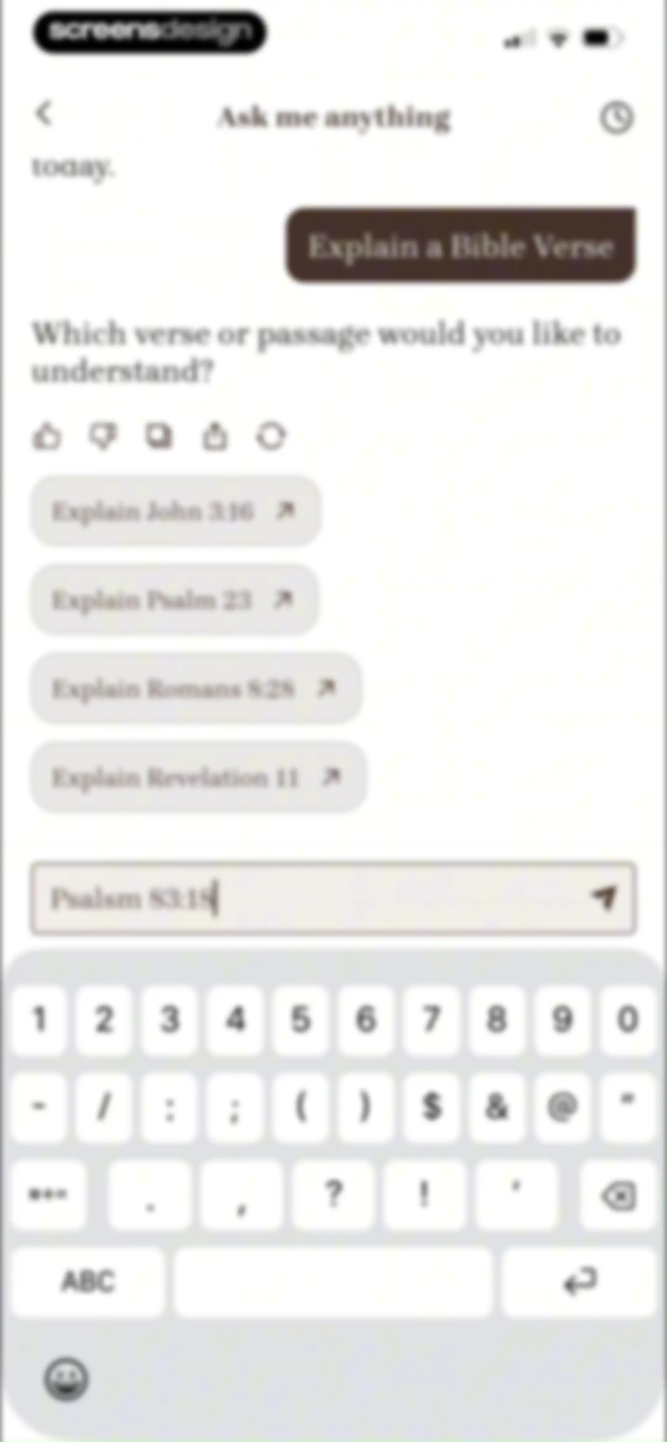 Bible Note: Sermon Notes screen 101