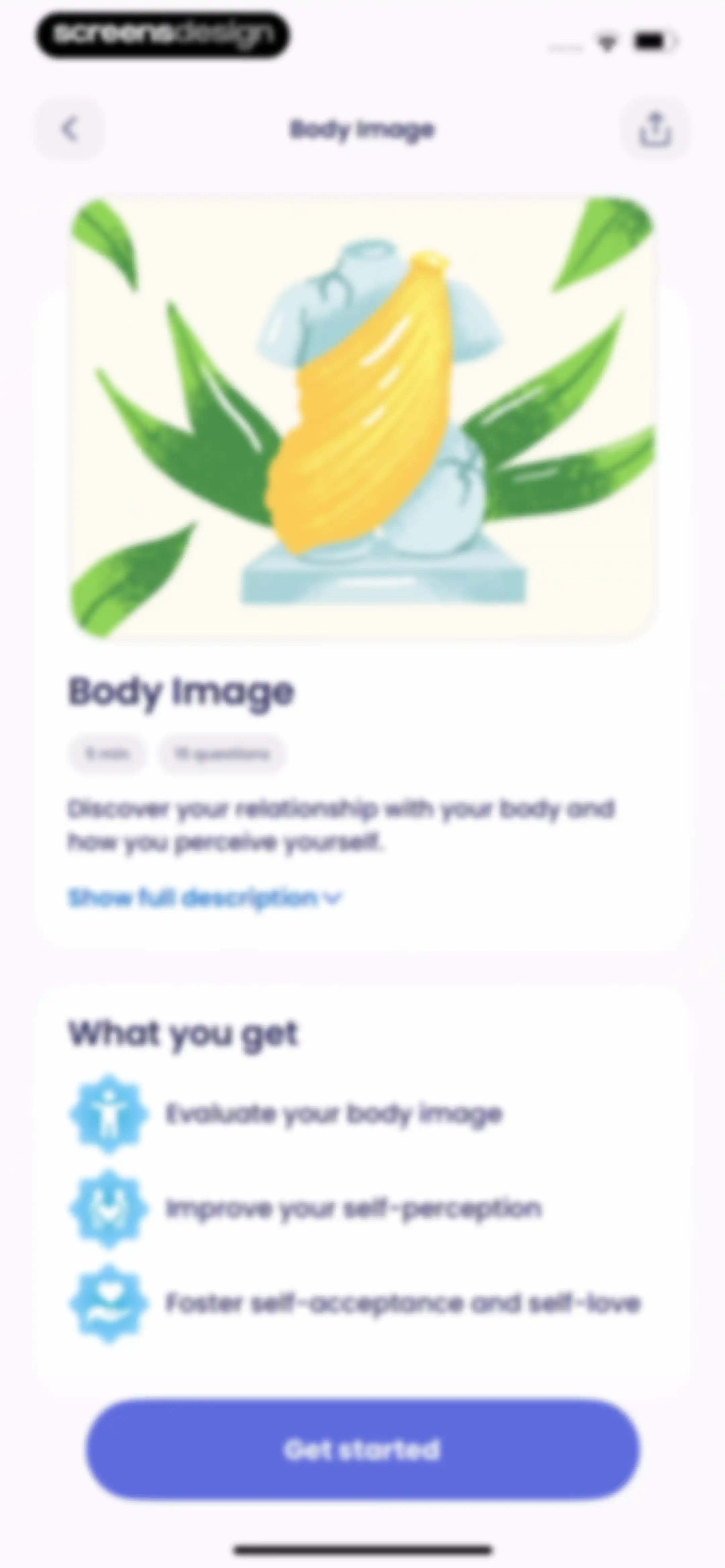 Breeze: Start Self-Discovery screen 96