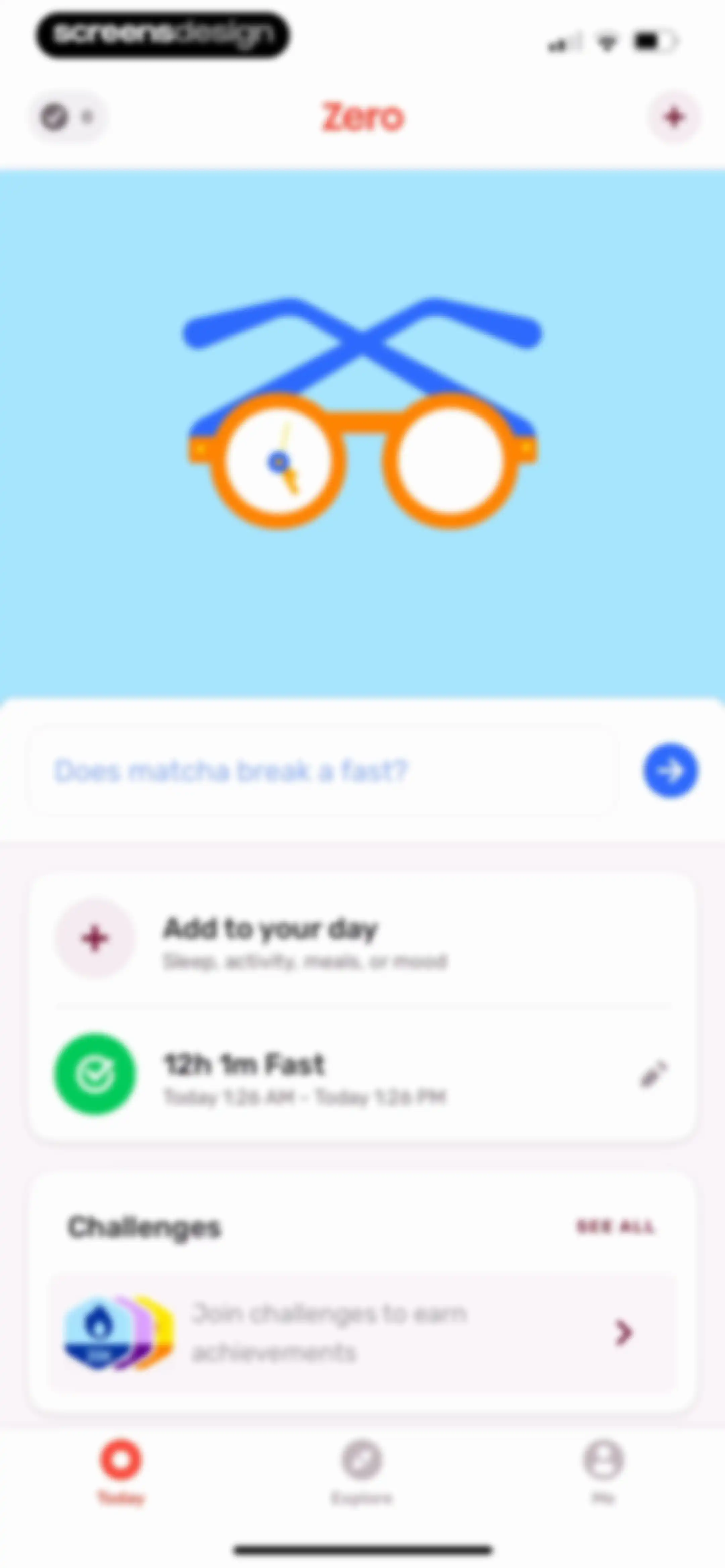 Zero: Fasting & Food Tracker screen 55