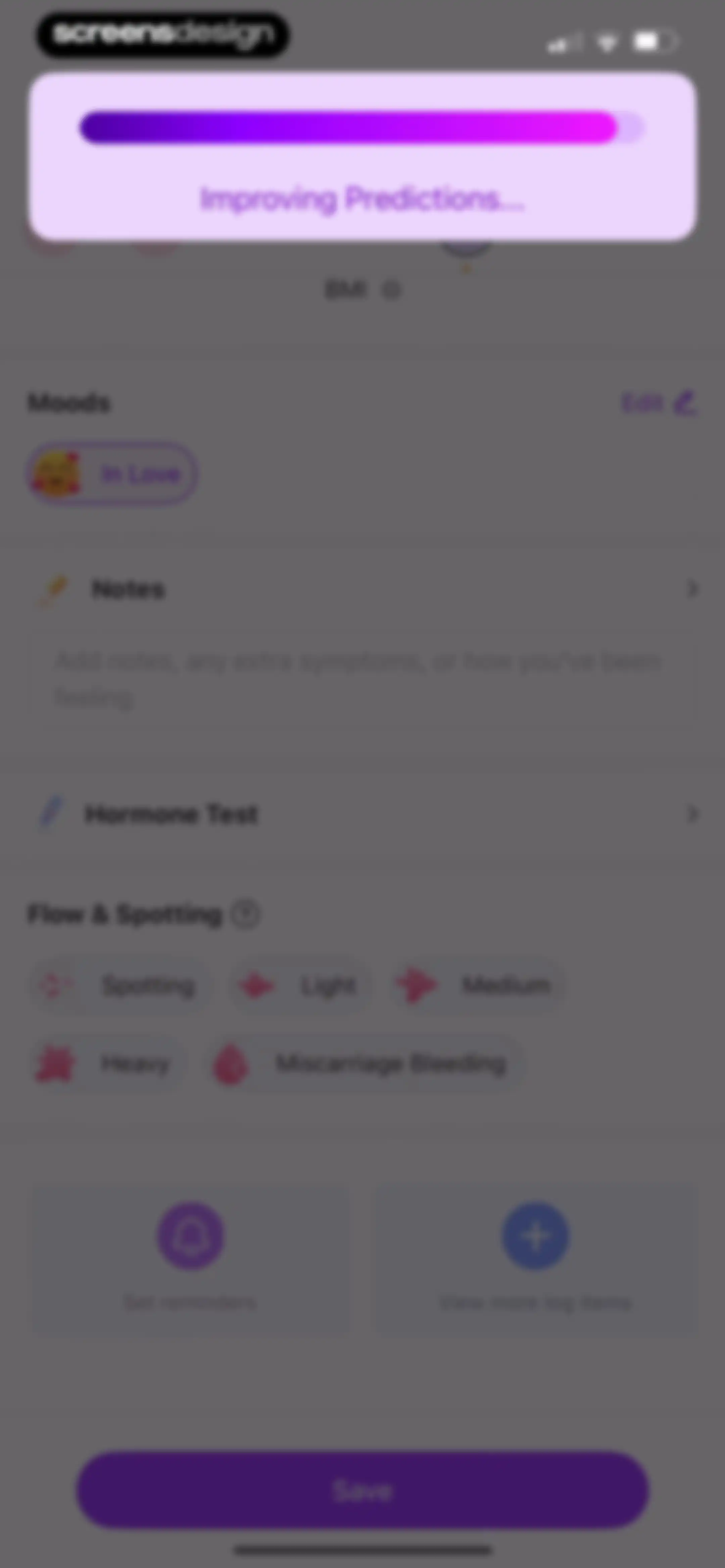 Premom-Ovulation Tracker, PCOS screen 90