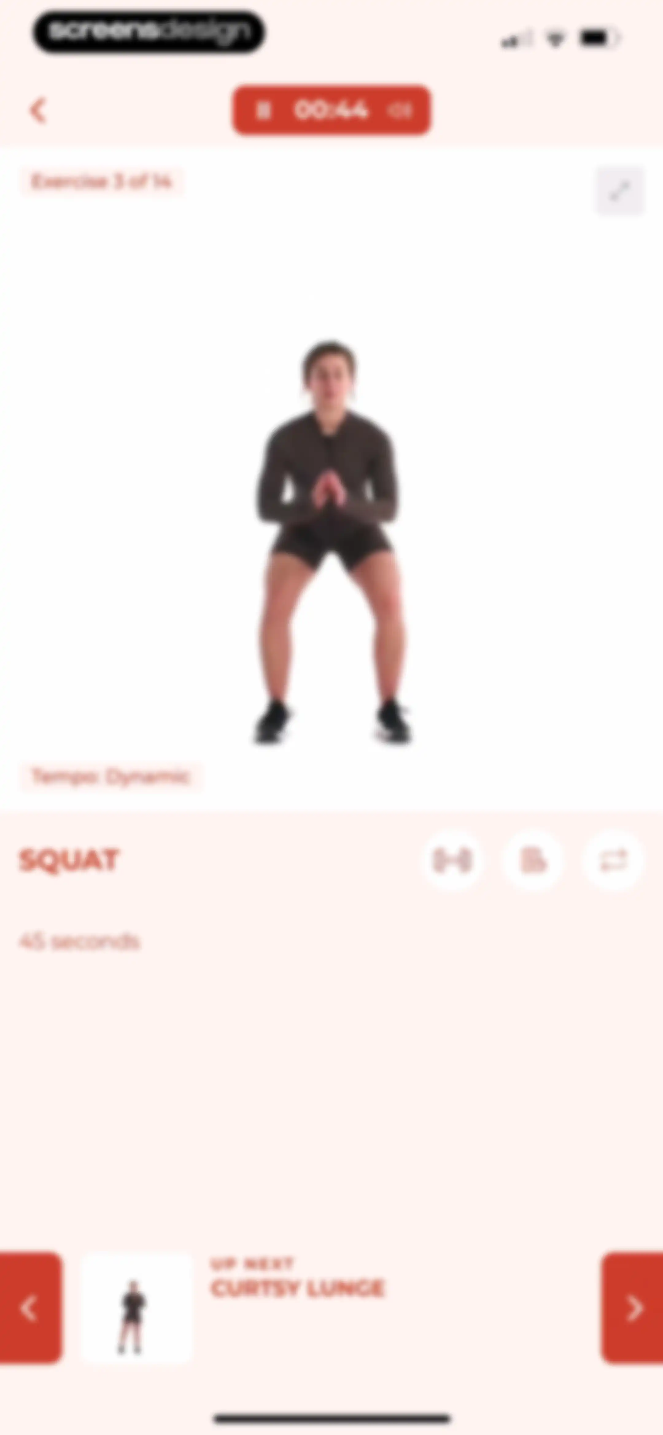 WeGLOW: Home Workout for Women screen 91