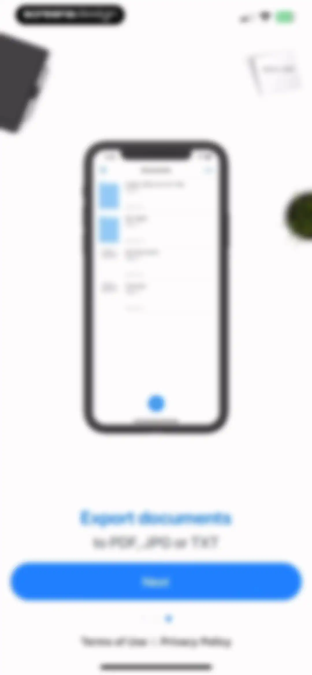 iScan - PDF & Document Scanner screen 5