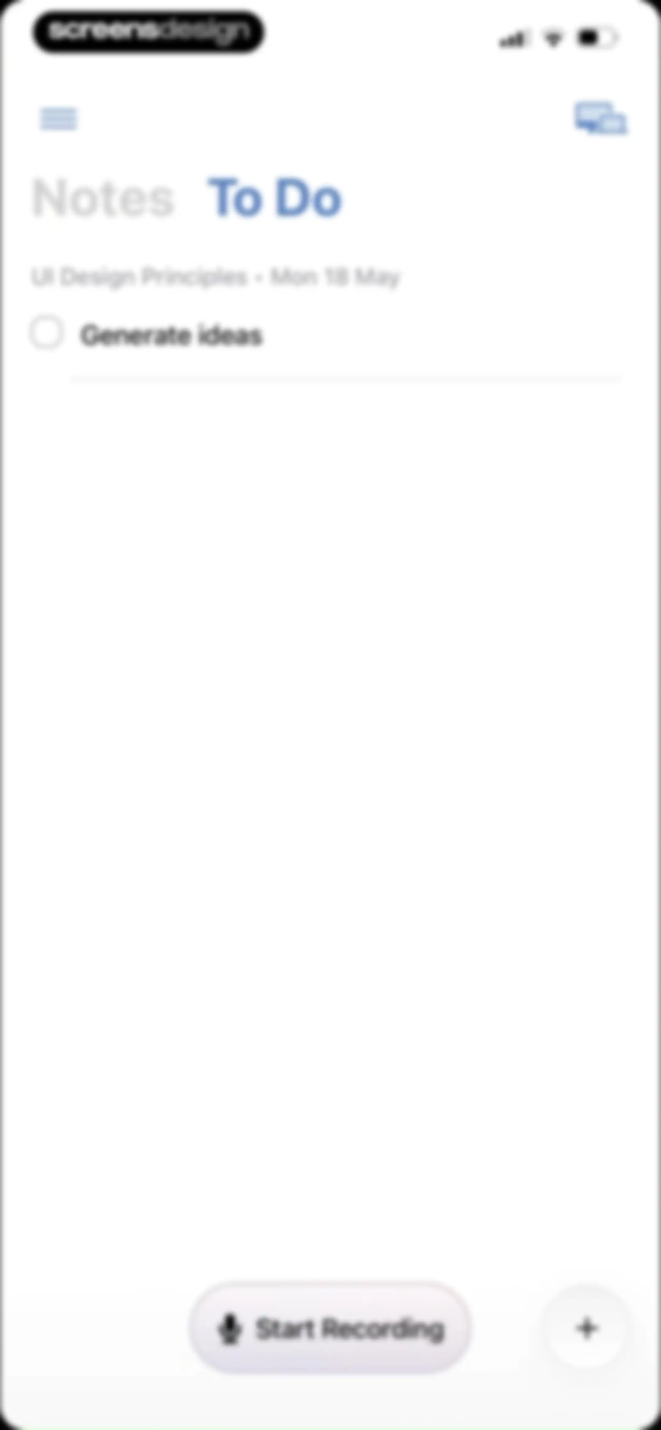 Cue: AI Note Taker & Recorder screen 85
