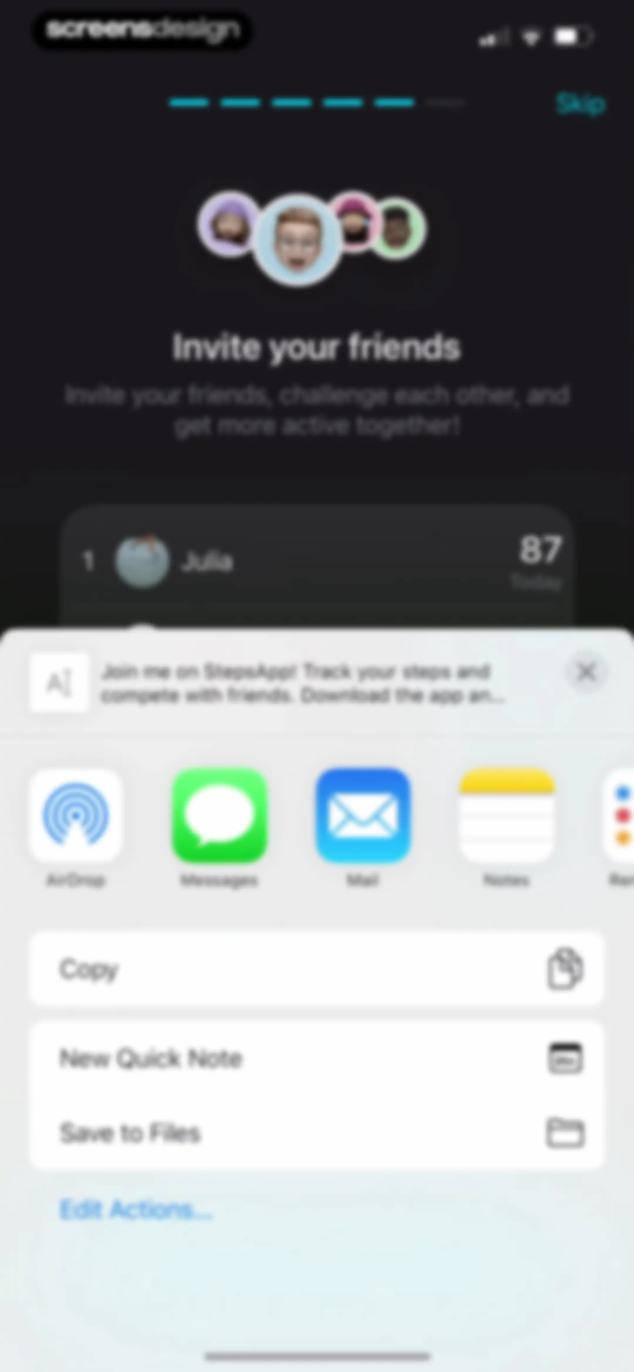 StepsApp Pedometer screen 25