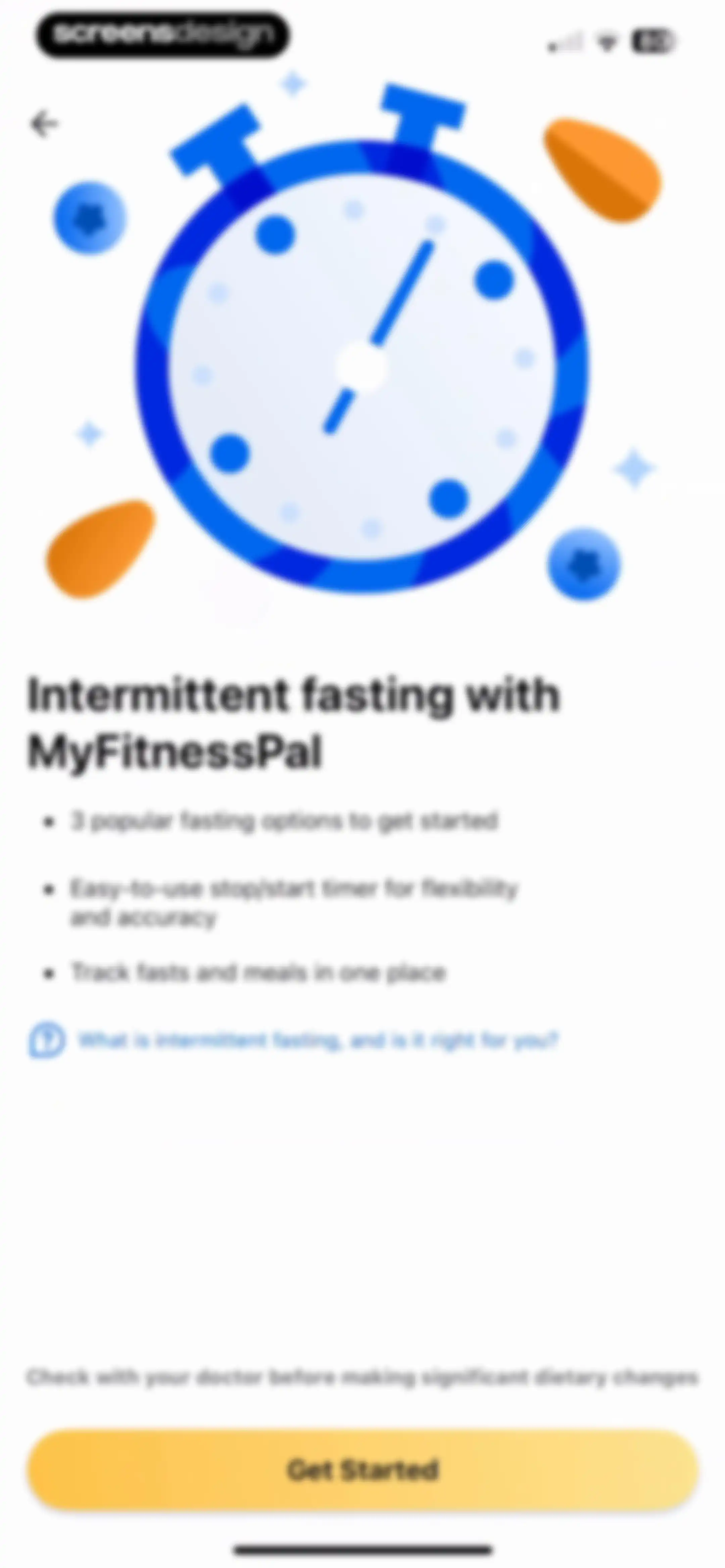 MyFitnessPal: Calorie Counter screen 182