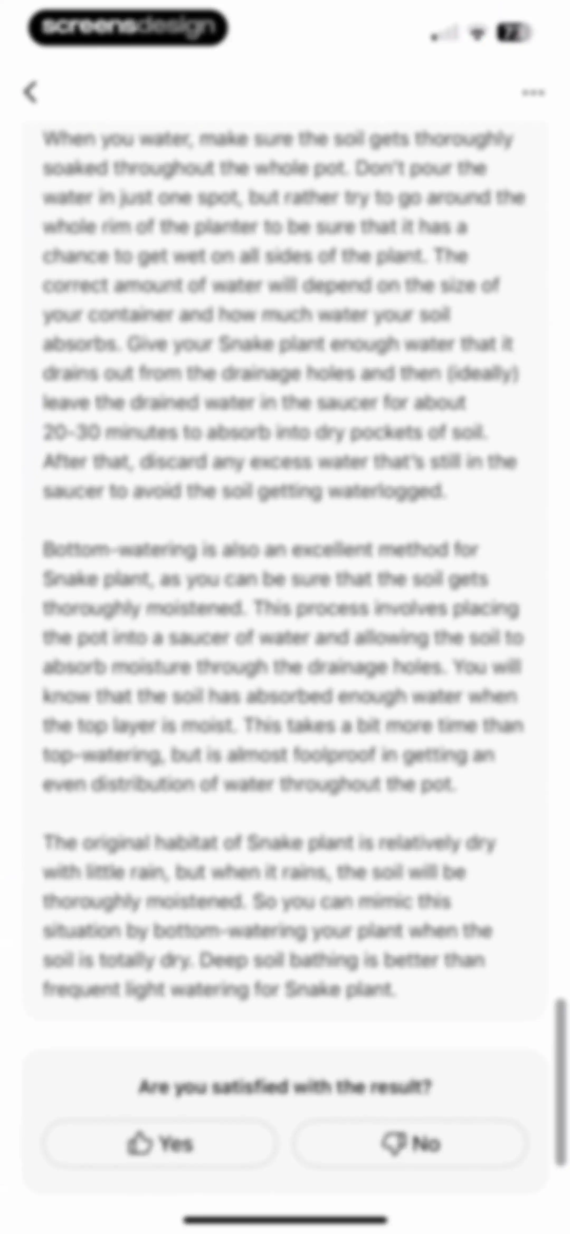 Plant Parent: Plant Care Guide screen 102