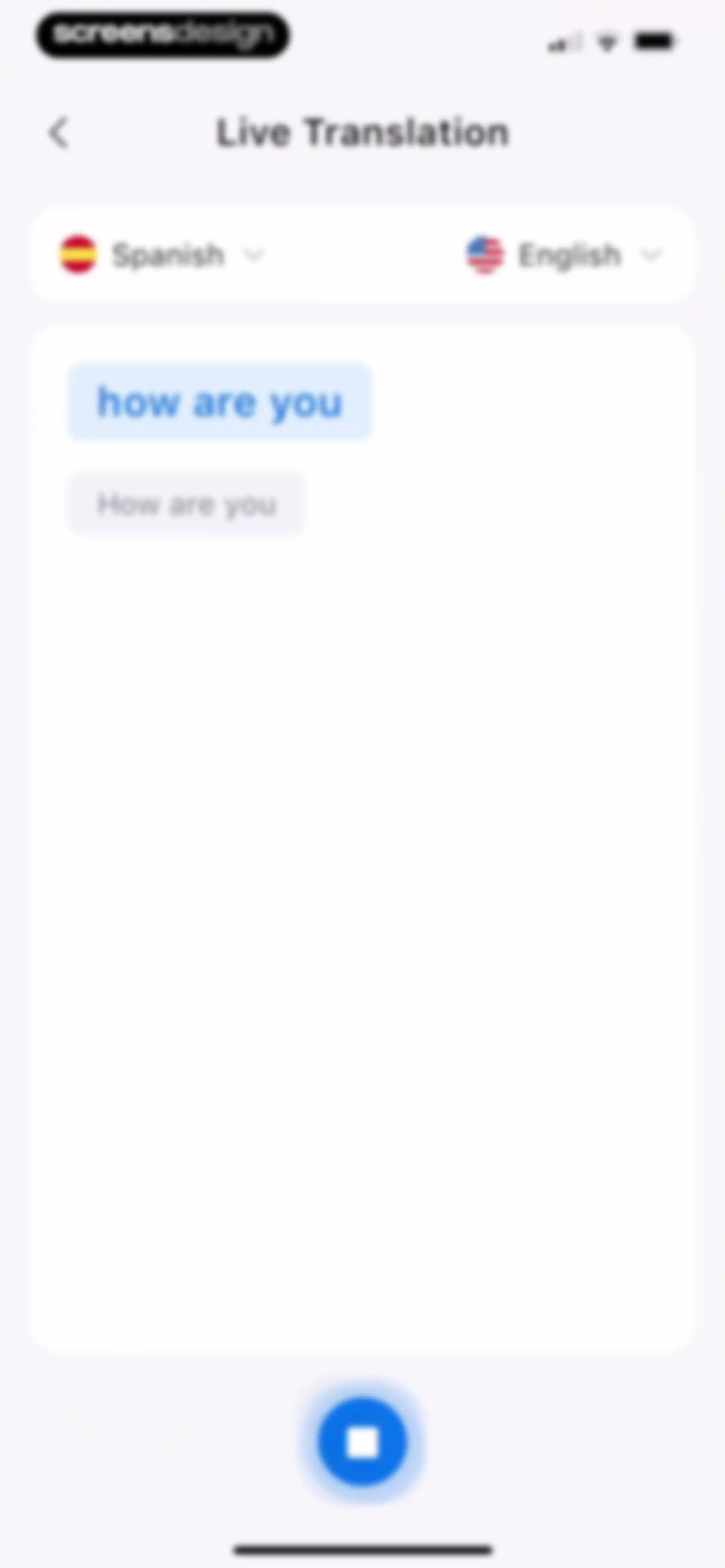 Translate AI - Live Translate screen 24