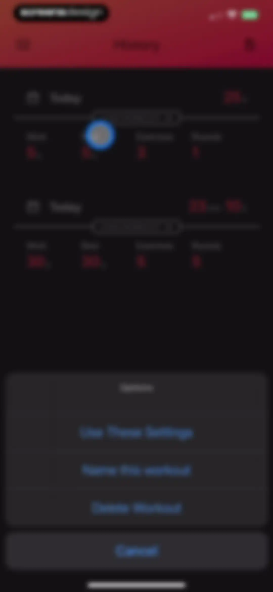 Interval Timer □ HIIT Timer screen 31