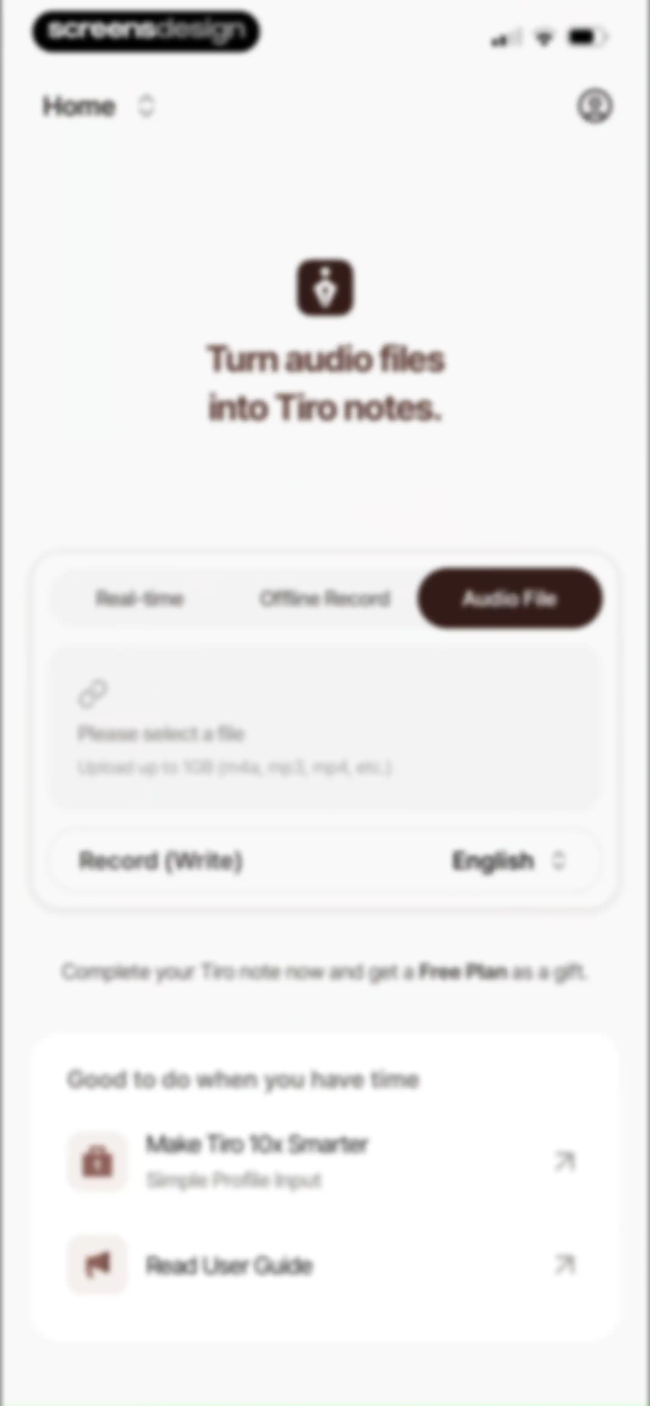 Tiro - AI Meeting Notes screen 5