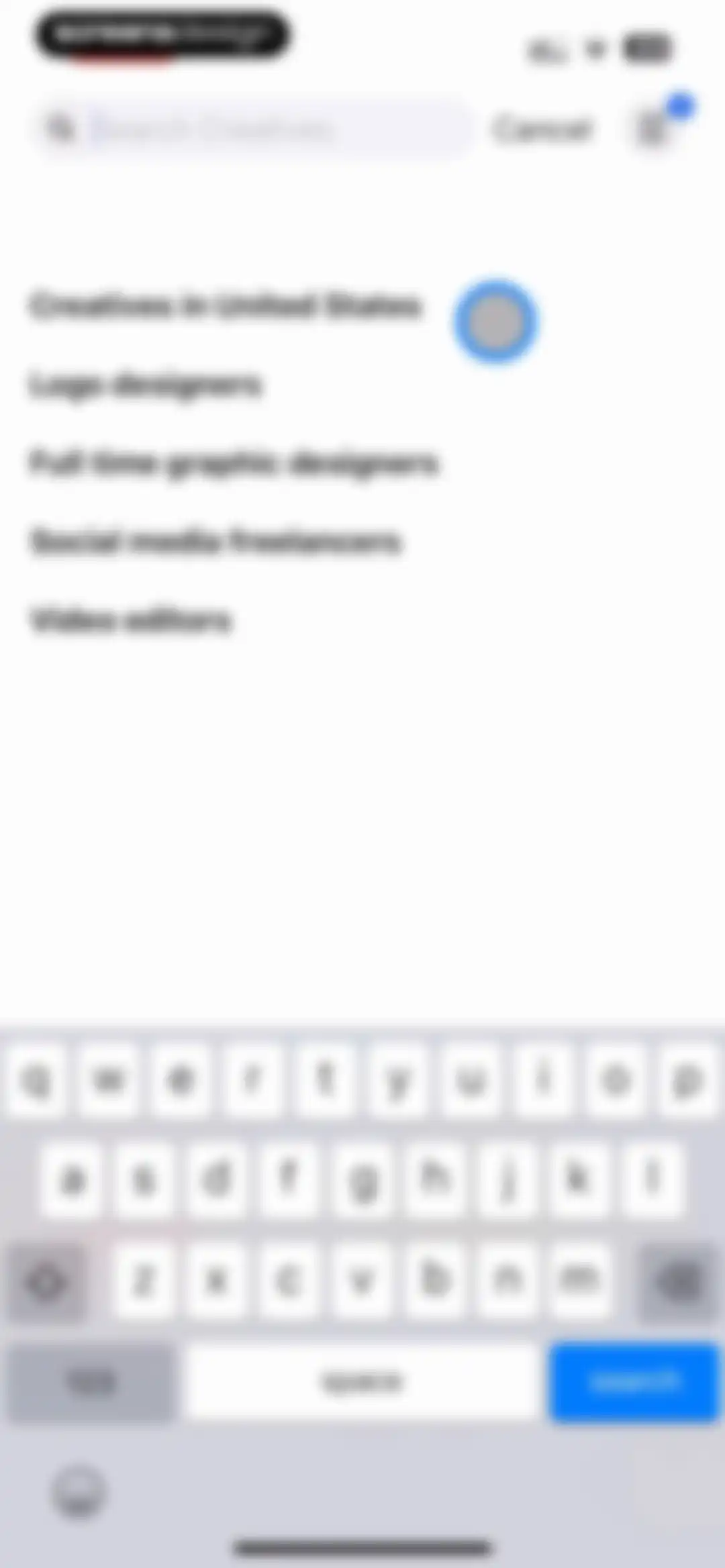 Behance – Creative Portfolios screen 89