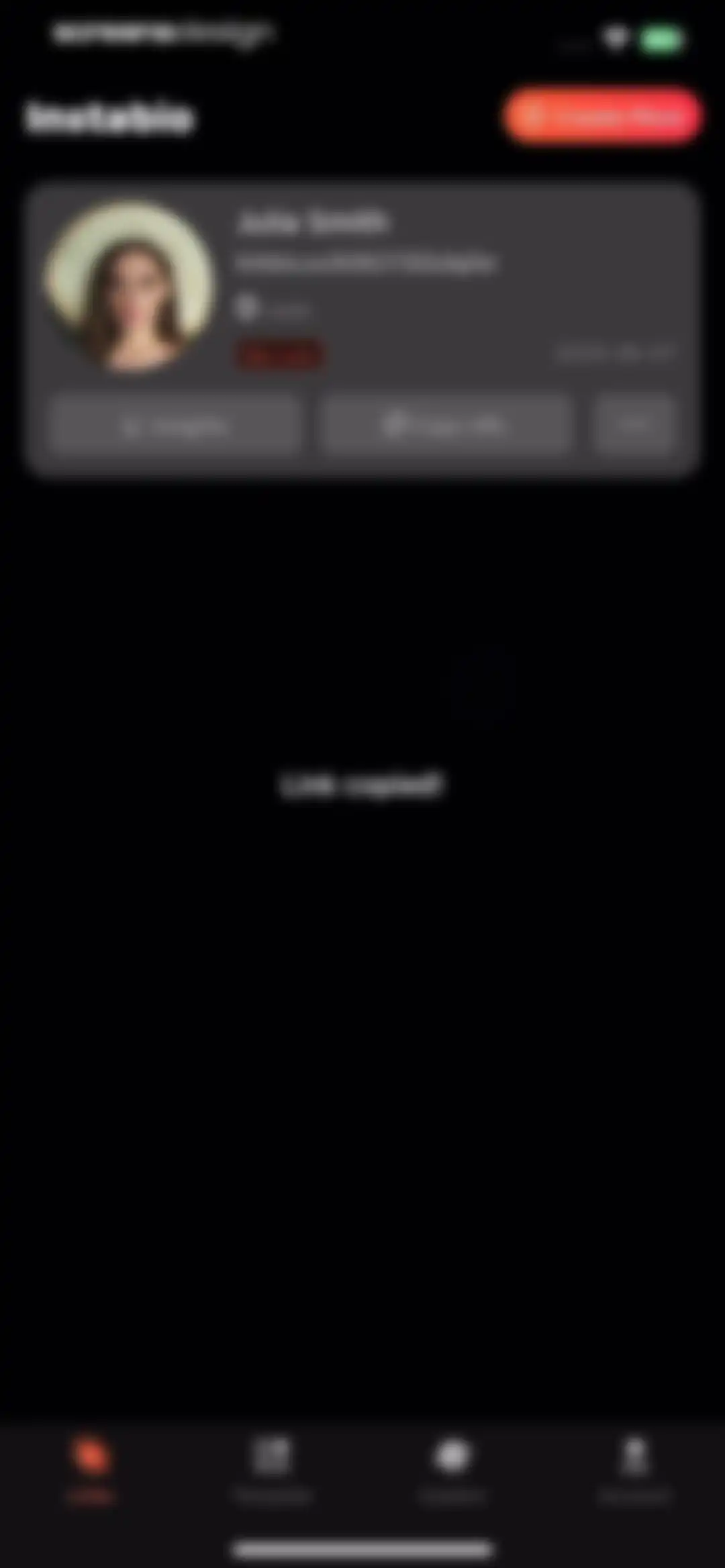 Linkbio - Link in Bio Builder screen 56
