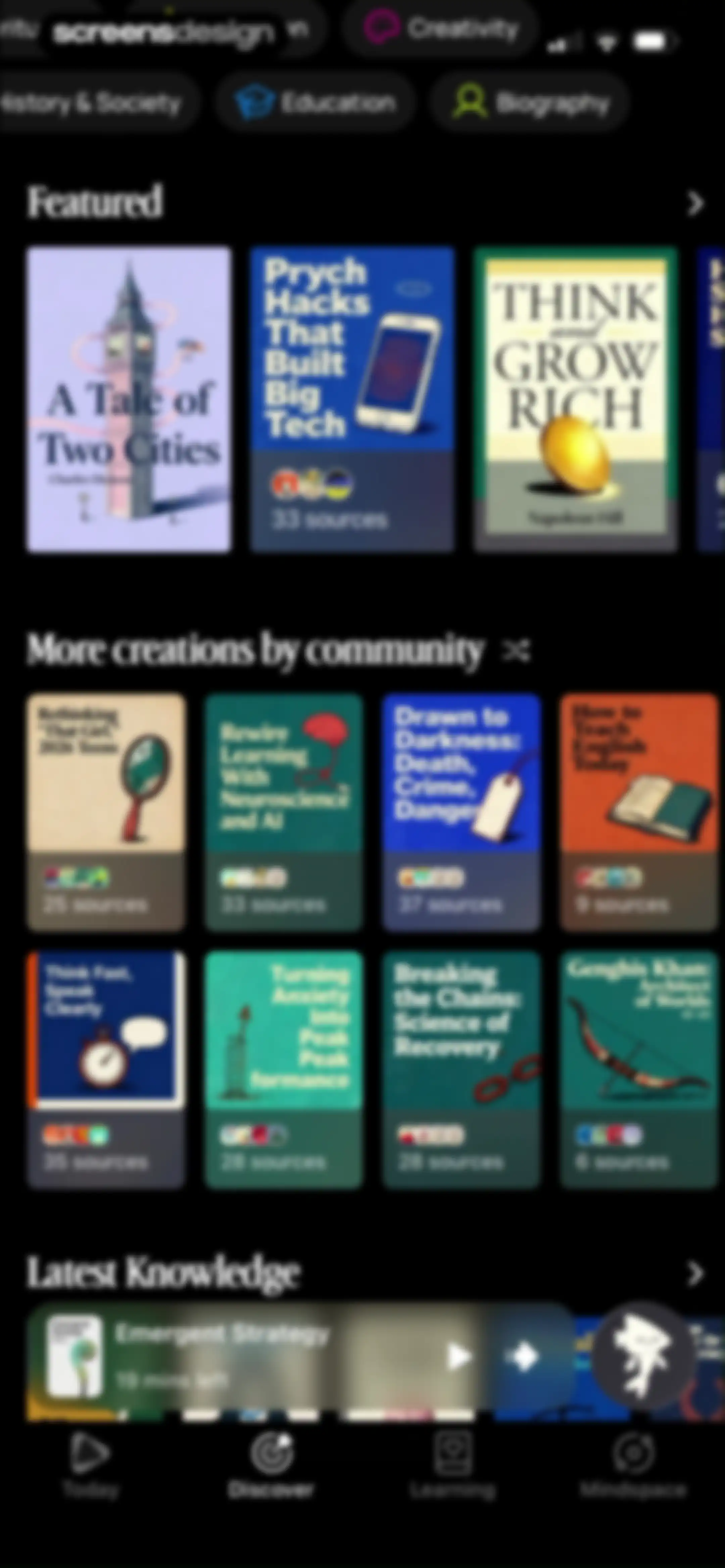 BeFreed: Personalized Learning screen 114