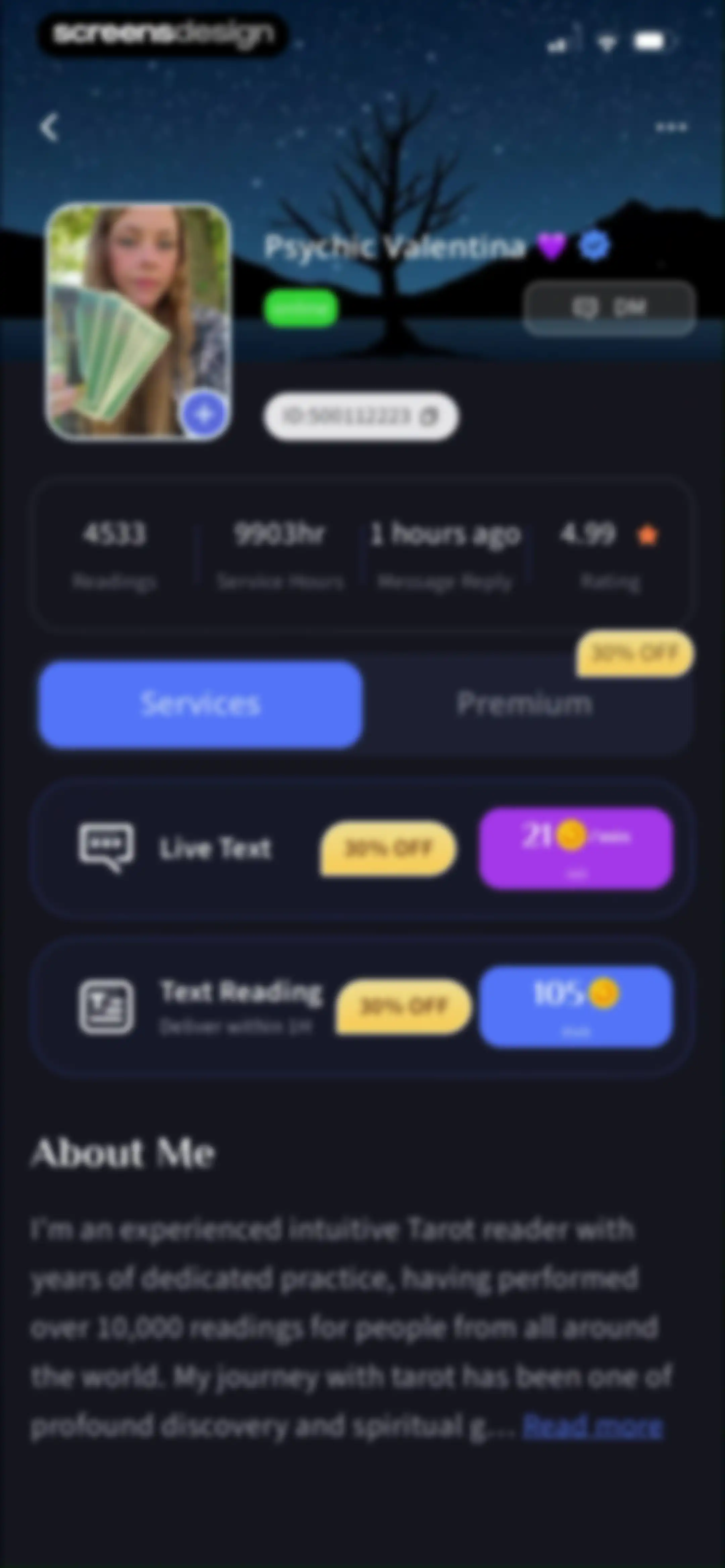 HealTalk - Text Reading screen 42