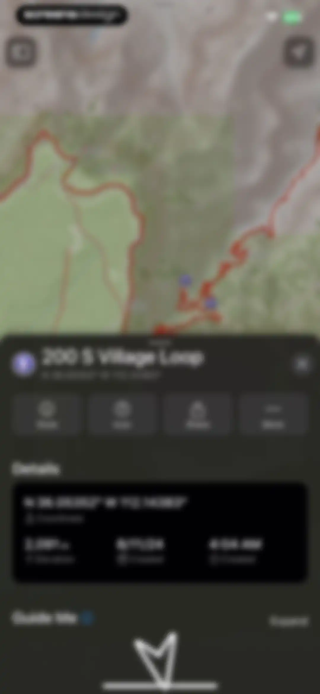 Topo Maps+: Topographic Maps screen 89