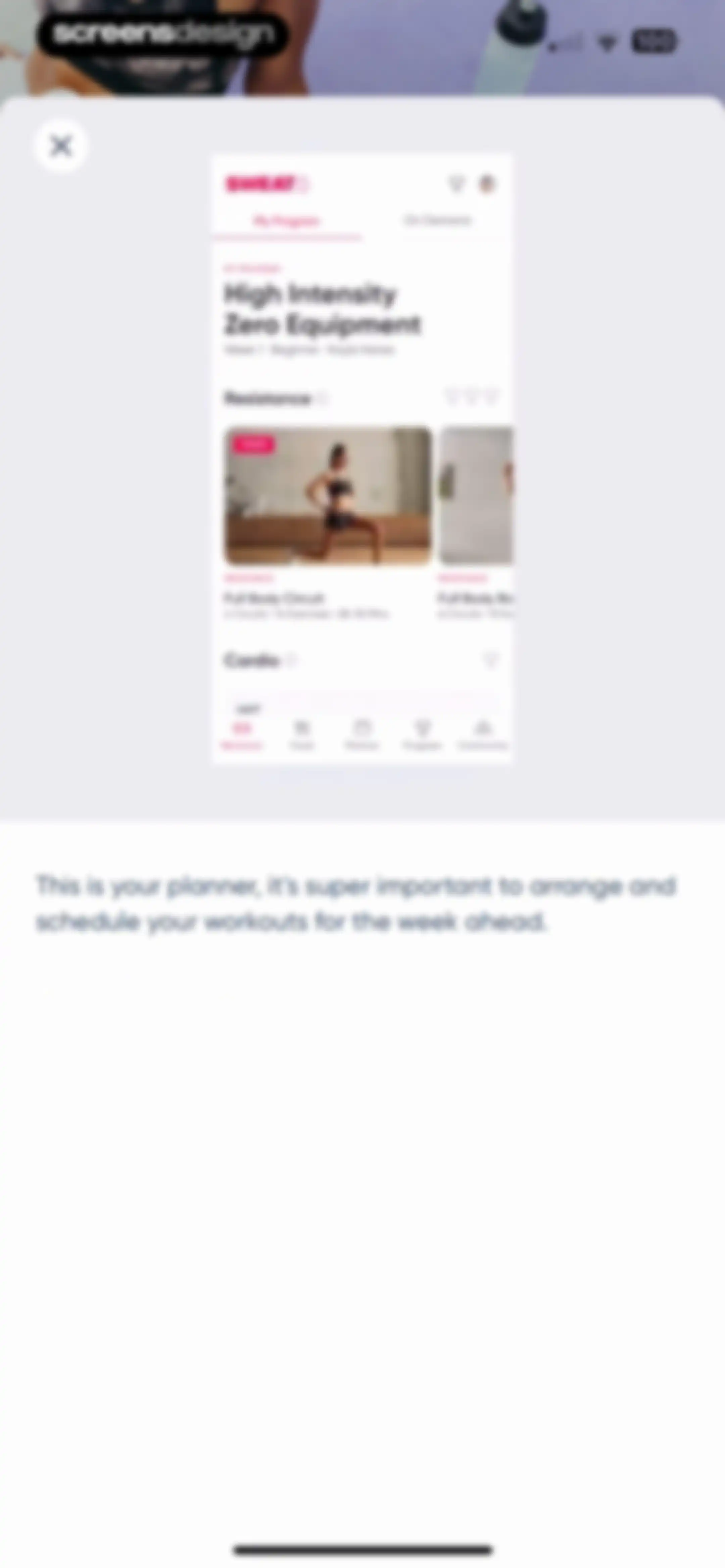 Sweat: Fitness App For Women screen 176