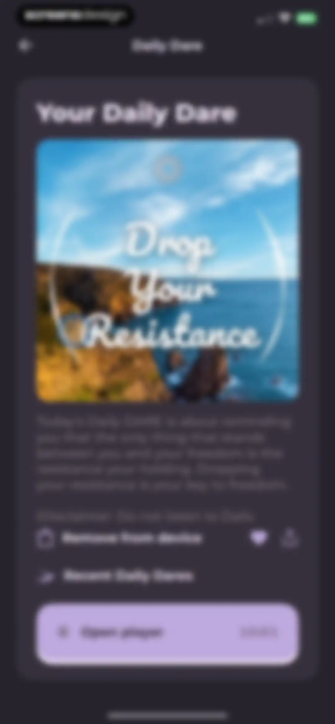 Dare: Panic & Anxiety Relief screen 29