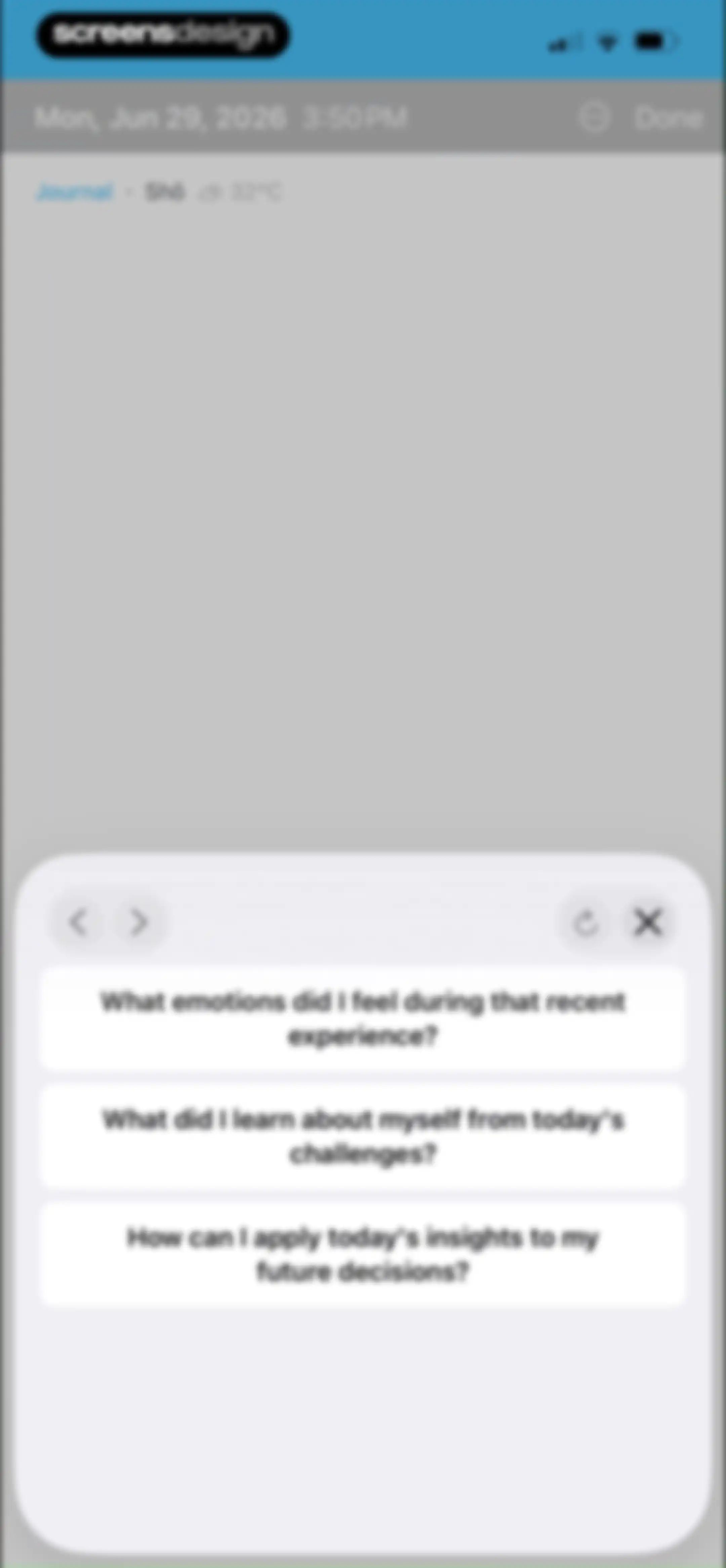 Day One: Daily Journal & Diary screen 42