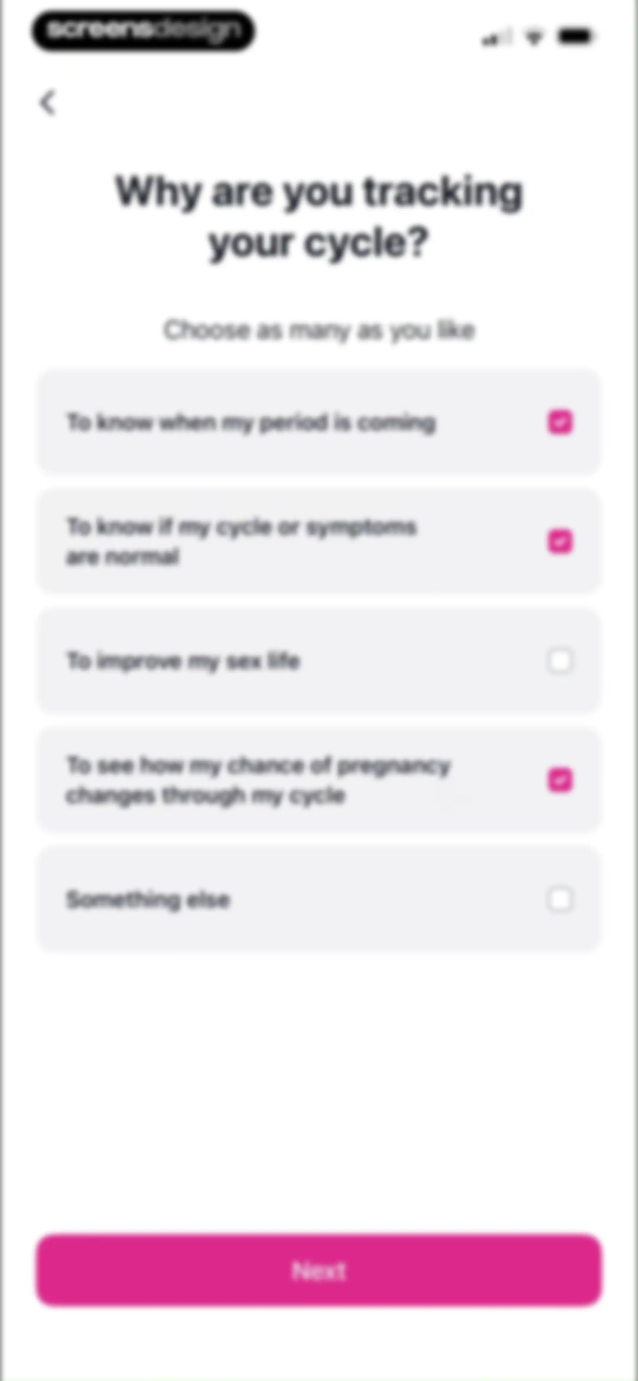 Pregmate Ovulation Tracker screen 13