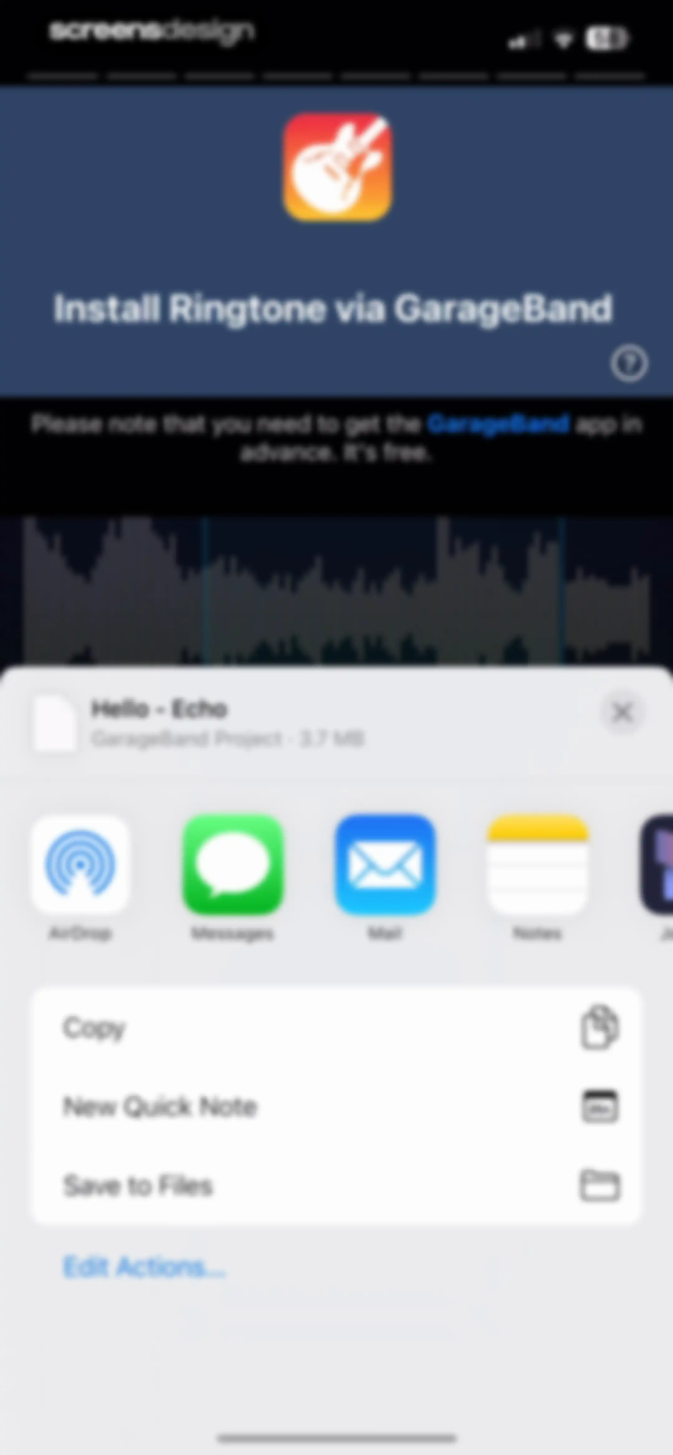 Ringtones for iphone: Ringtune screen 19