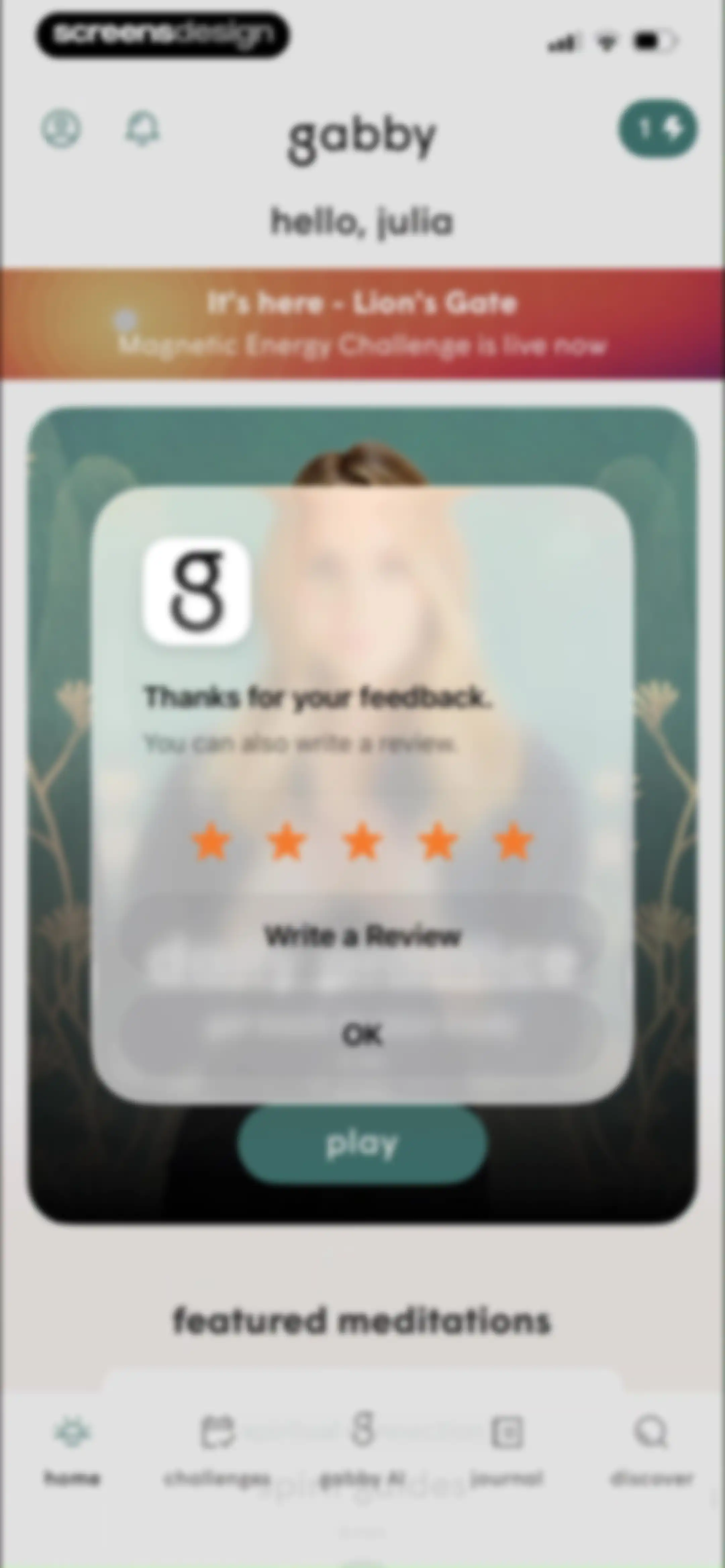Gabby - Coaching & Meditation screen 41