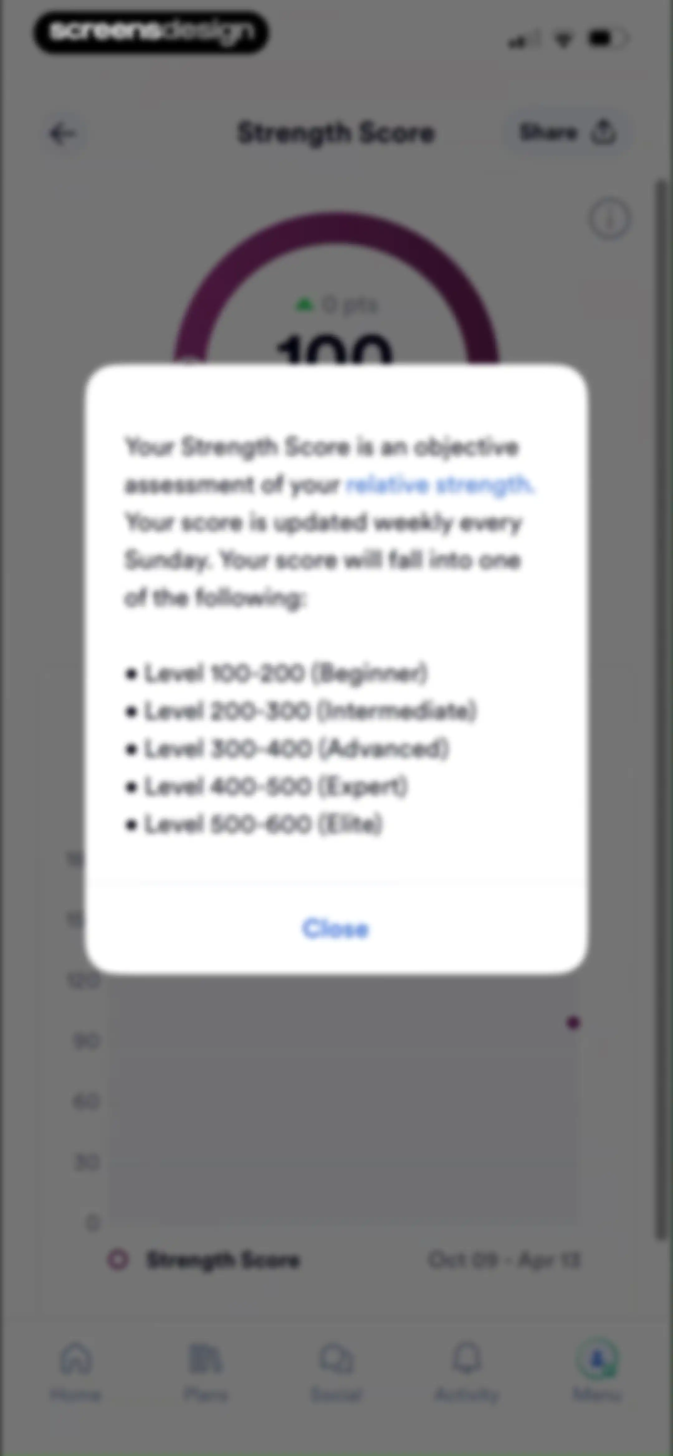 Caliber: Strength Training screen 57