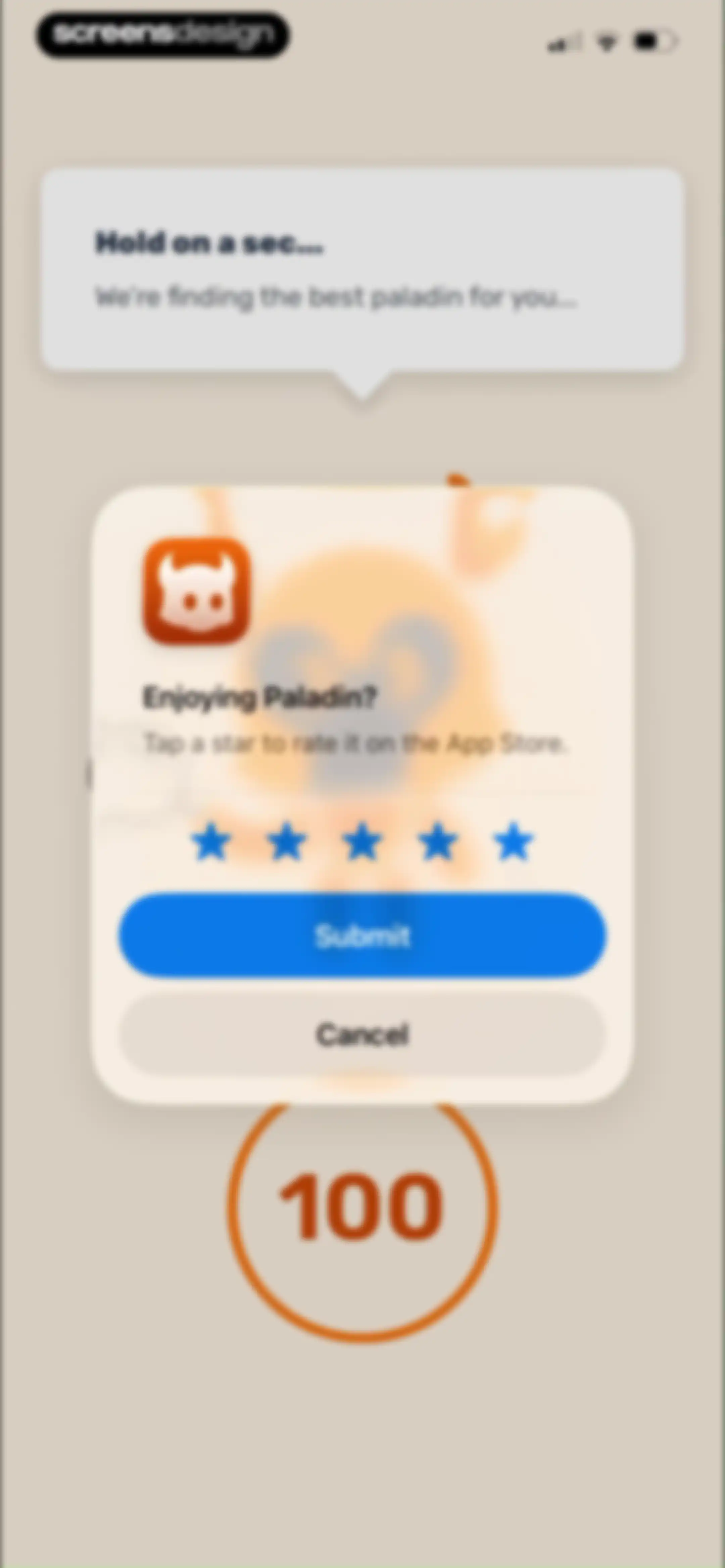 Paladin: Learn History screen 26