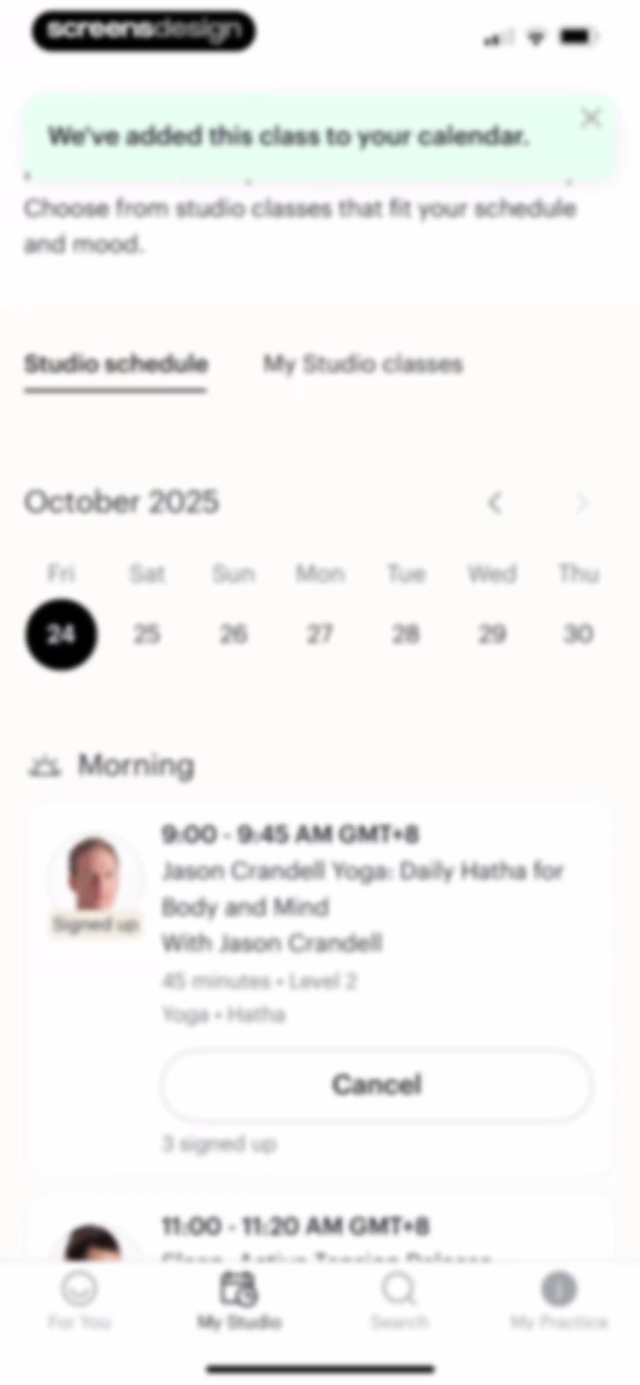 Glo | Yoga and Meditation App screen 63