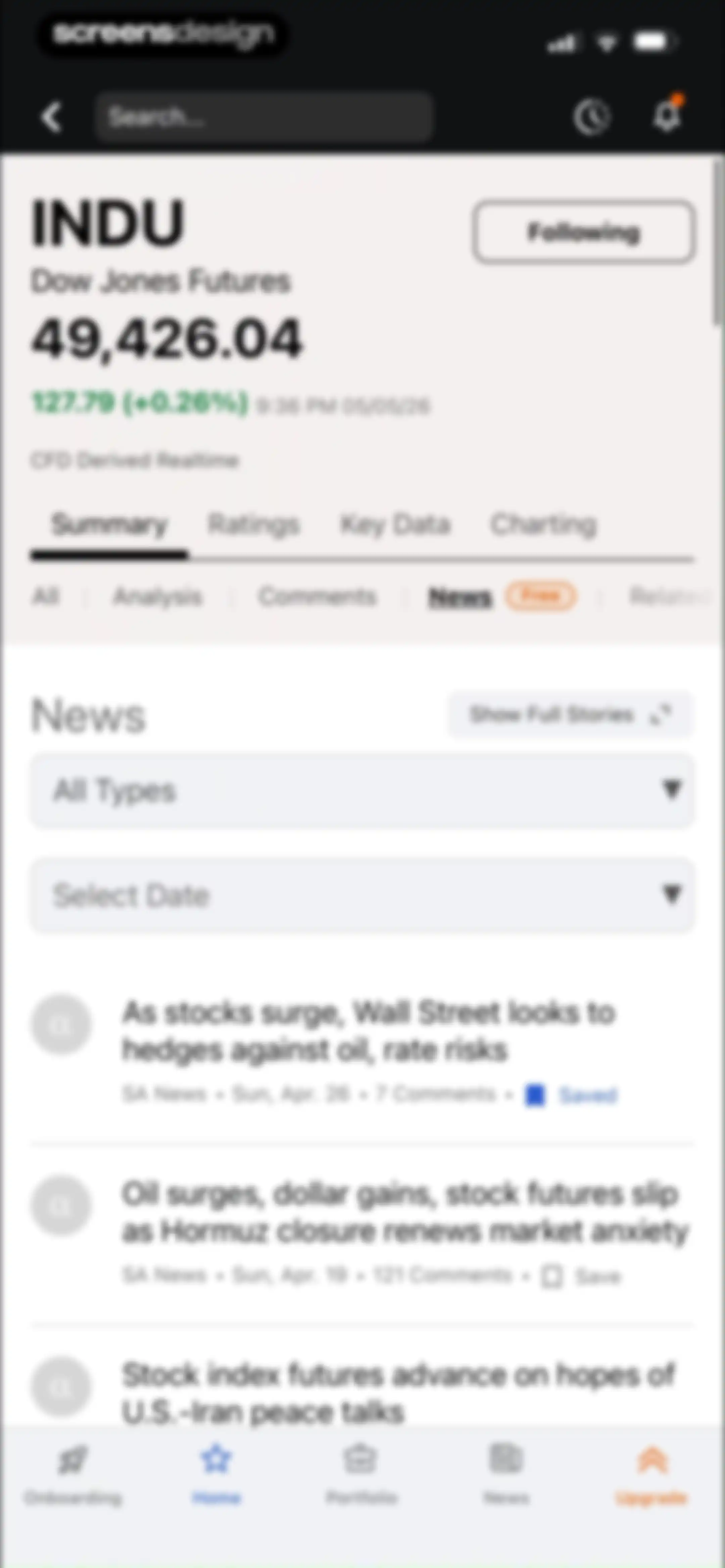 Seeking Alpha: News & Analysis screen 46