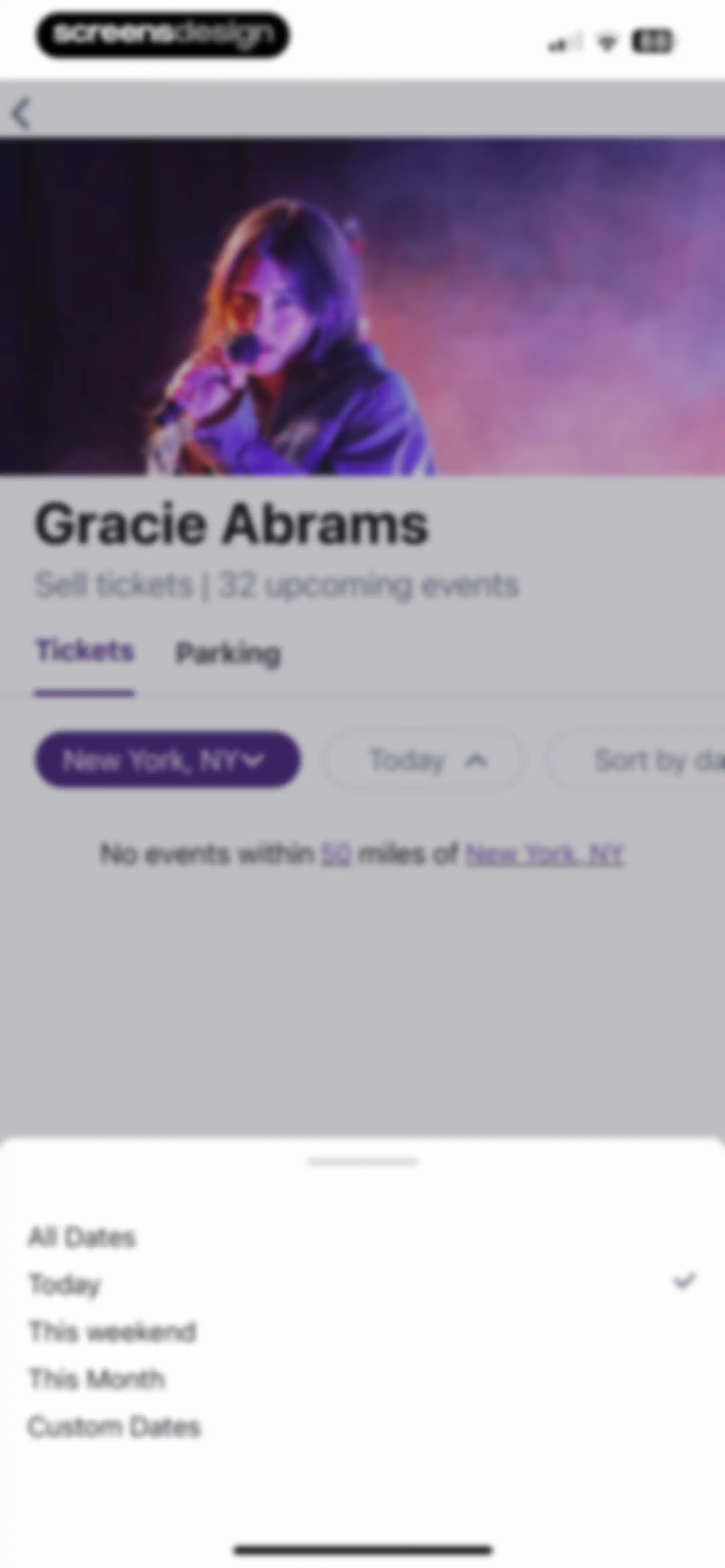 StubHub: Event Tickets screen 78