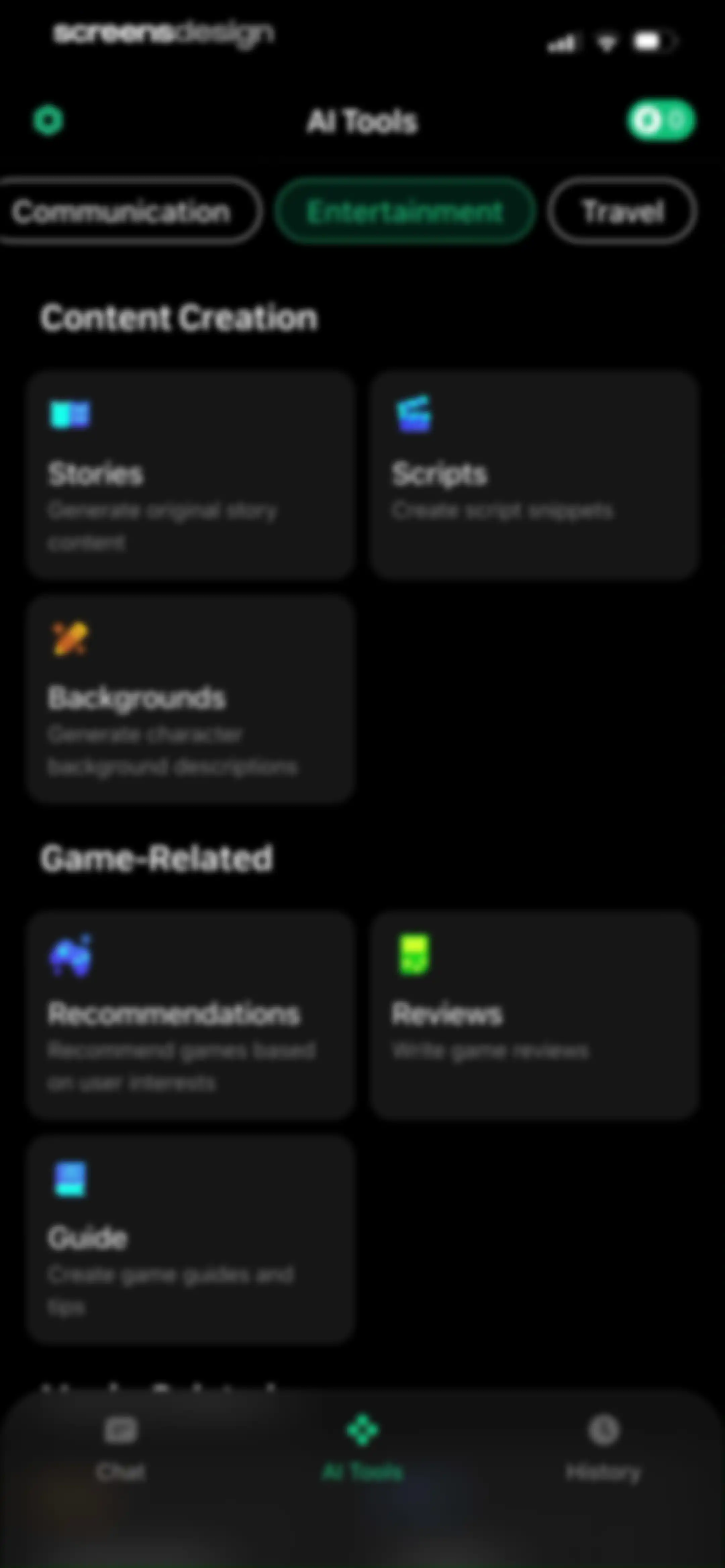 Chat AI 5: AI Agent & Video screen 39