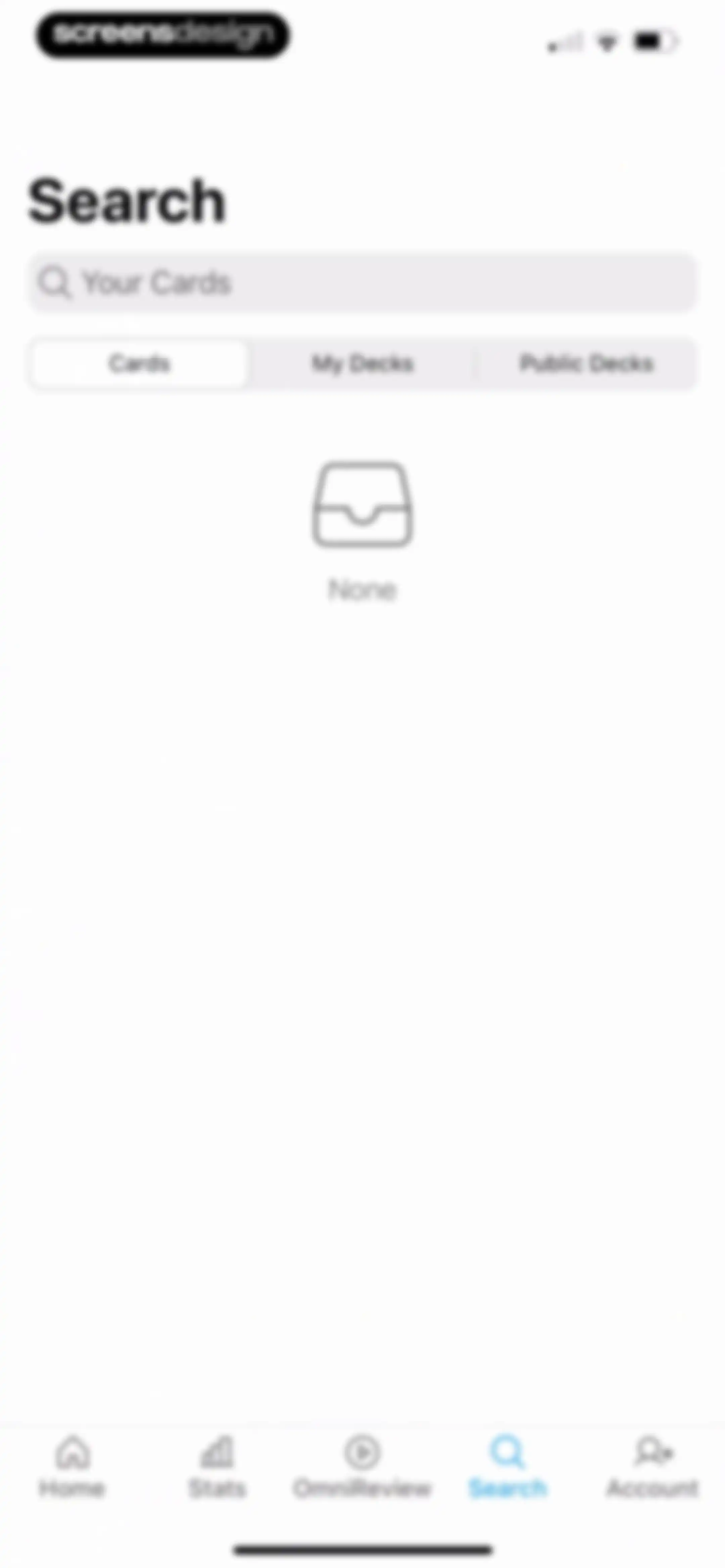 AlgoApp - Flashcards screen 97