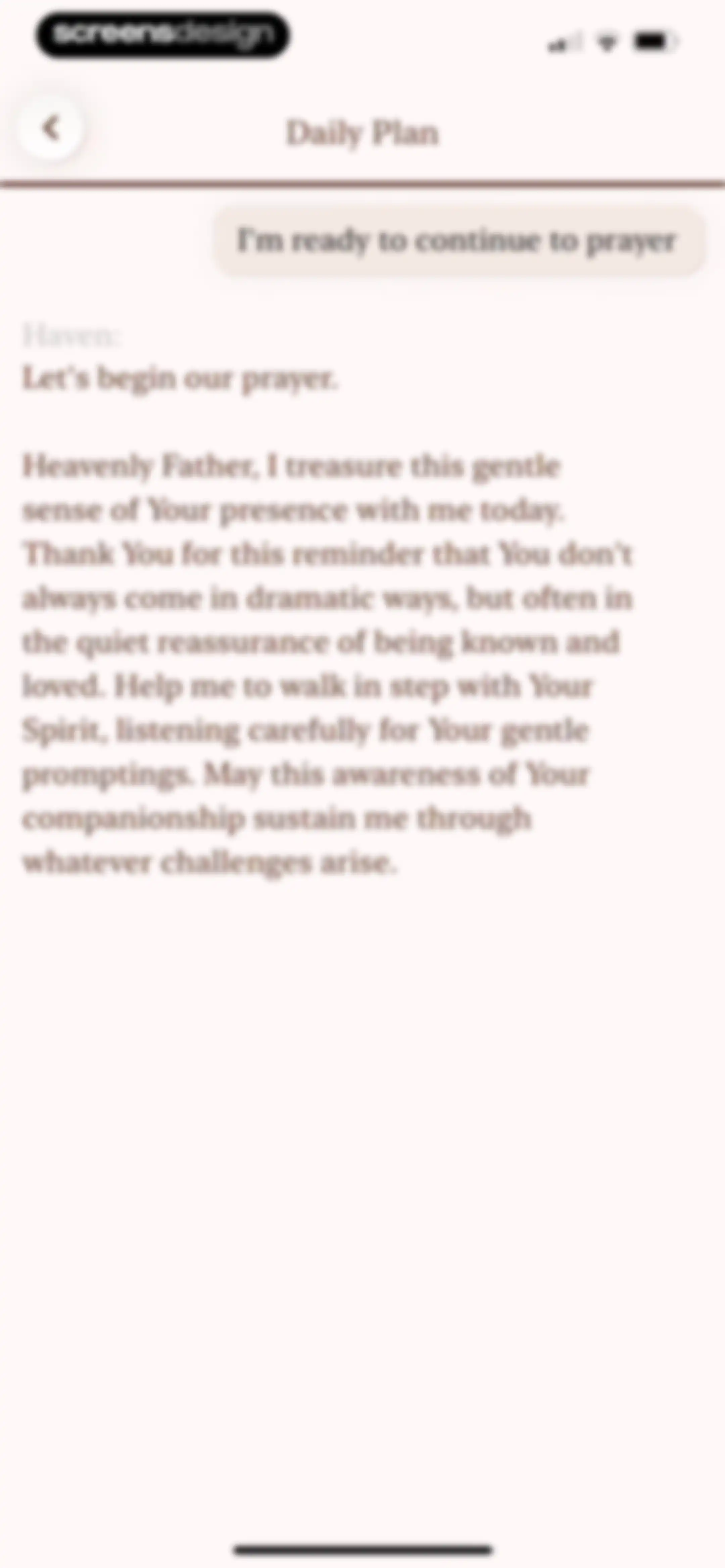 Haven - Bible Chat screen 51