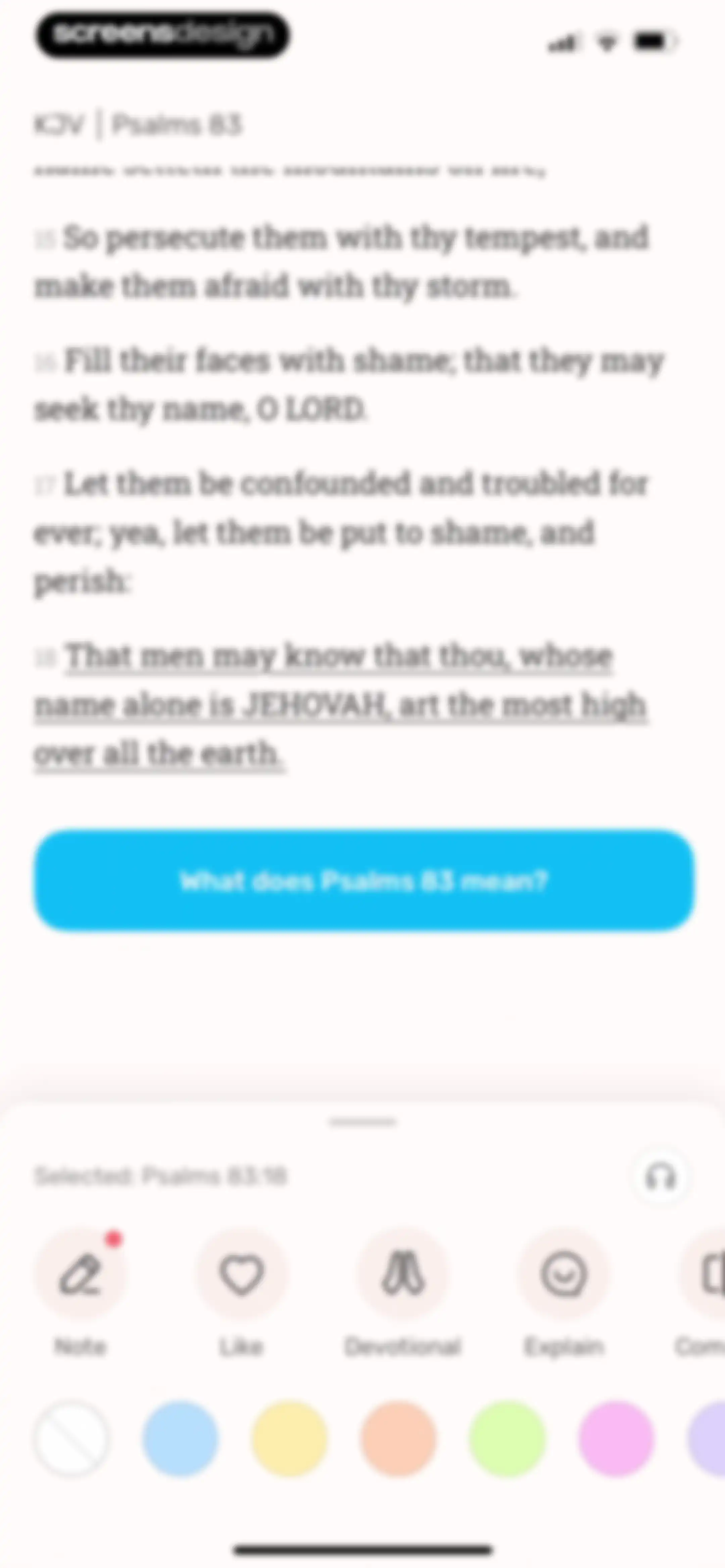 Bible Study - Manna screen 38