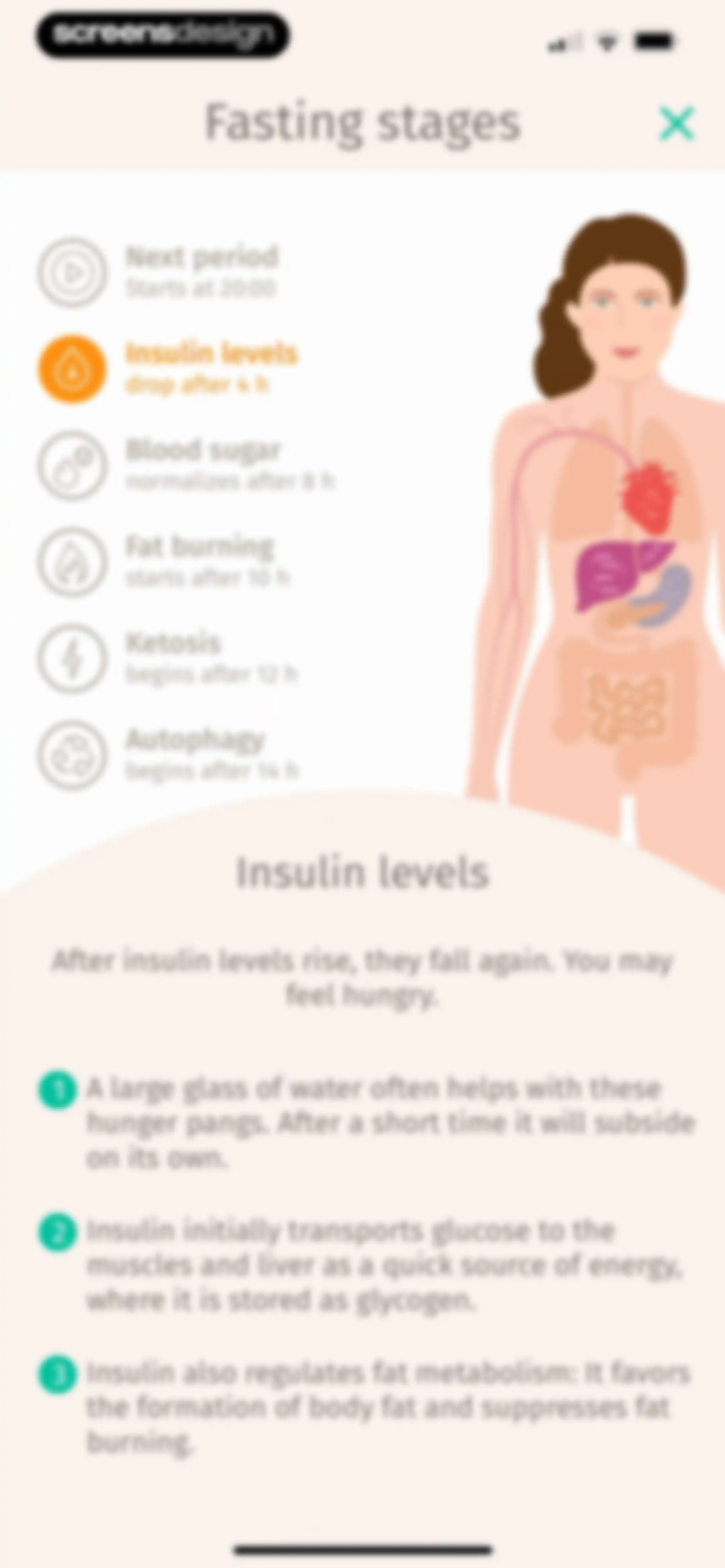 BodyFast: Intermittent Fasting screen 84