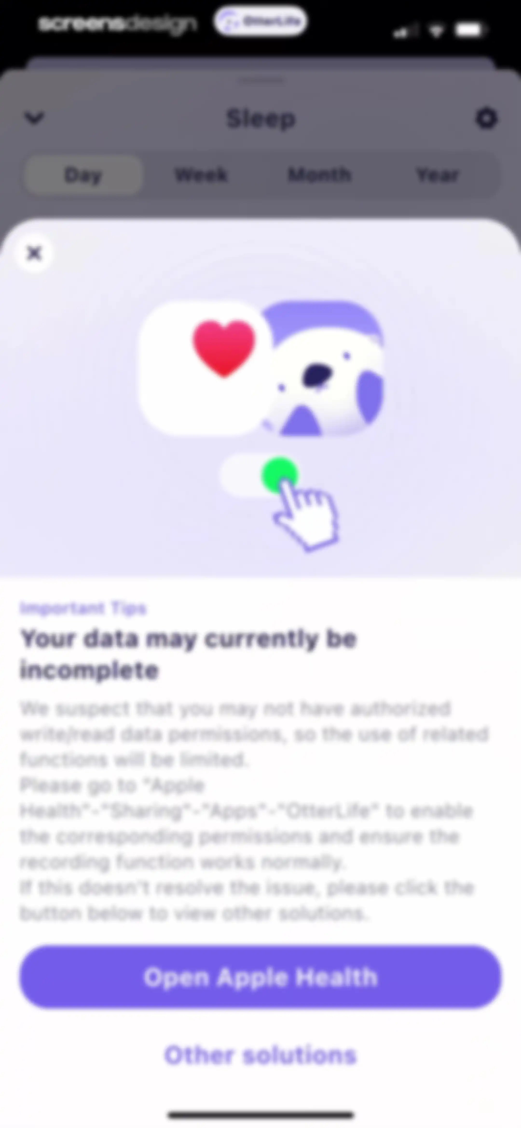OtterLife: AI Health Tracker screen 106