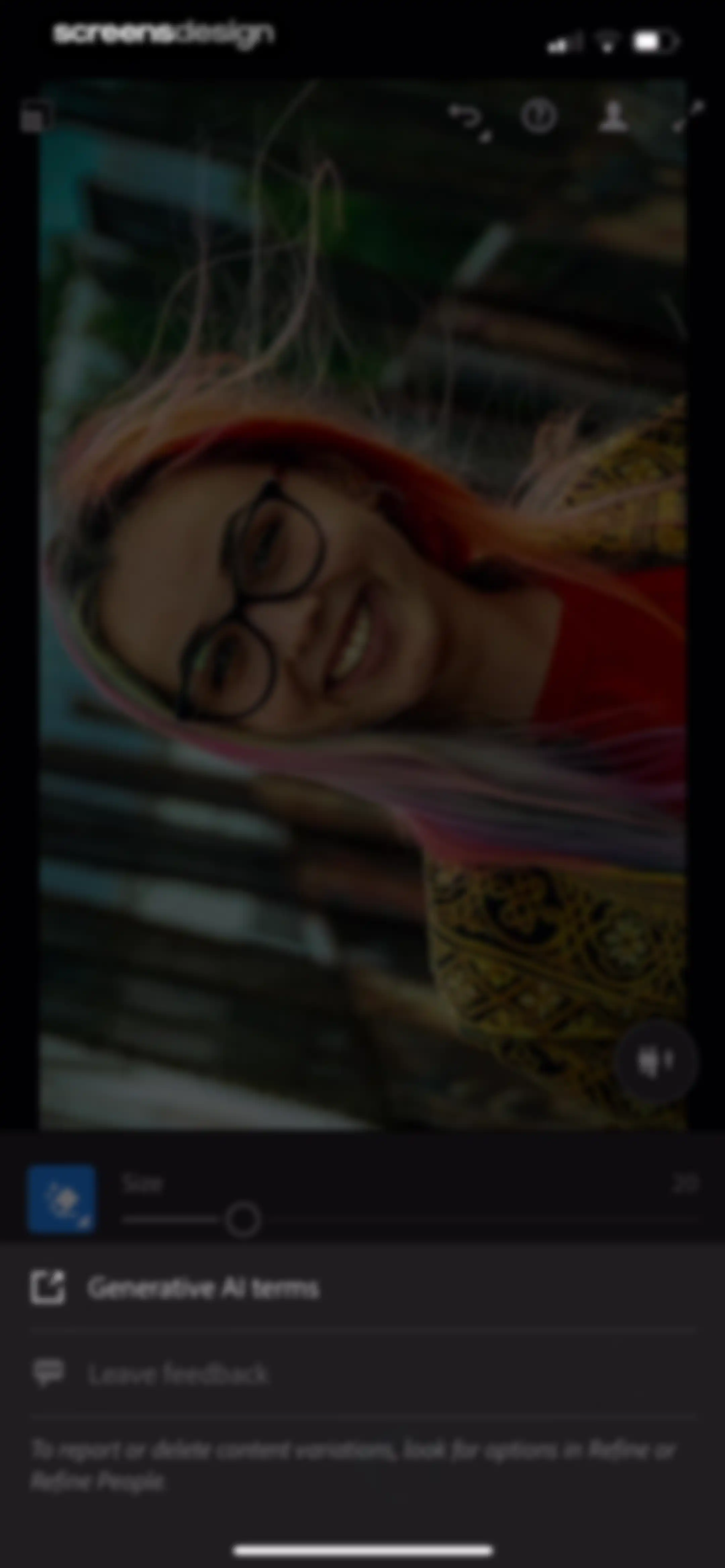 Lightroom: AI Photo Editor screen 107