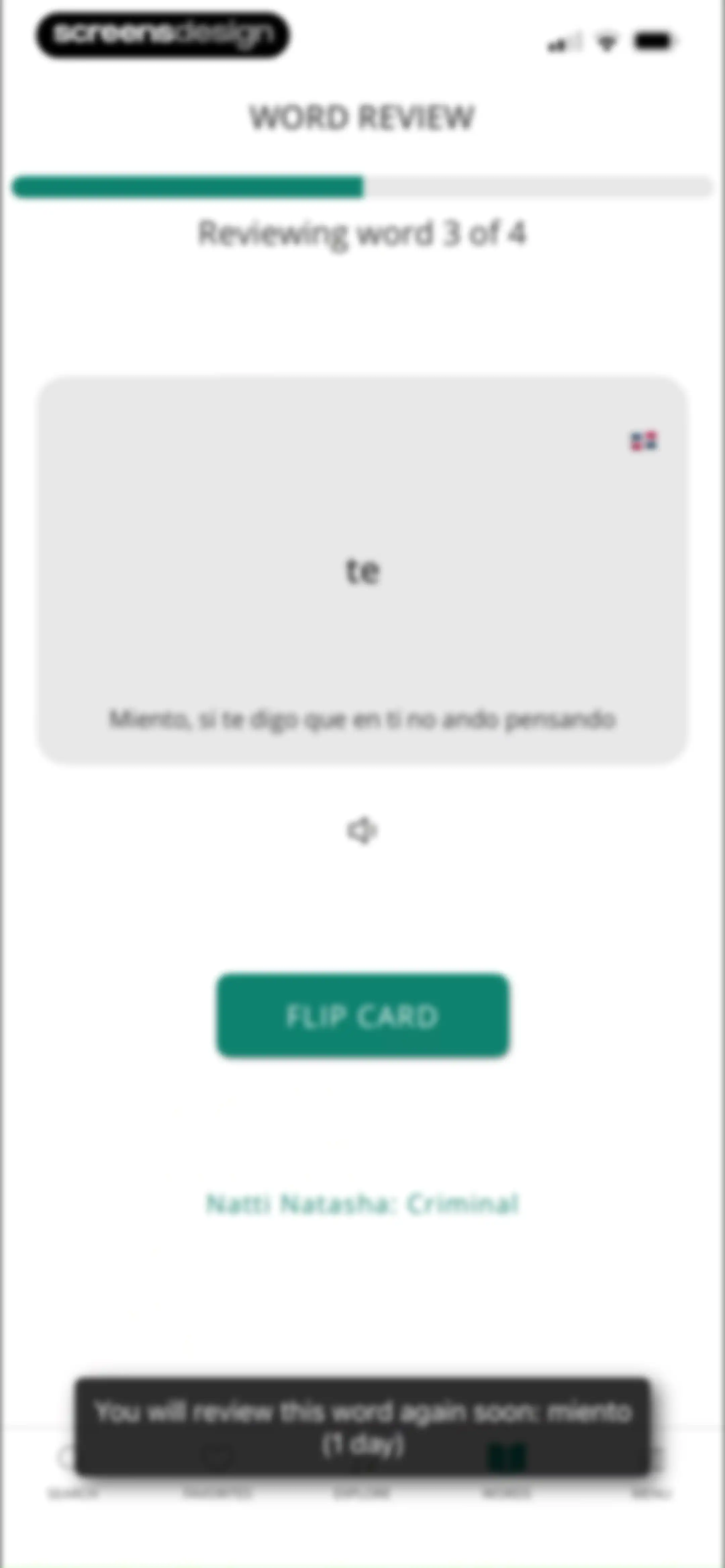 LyricFluent: Learn Languages screen 56