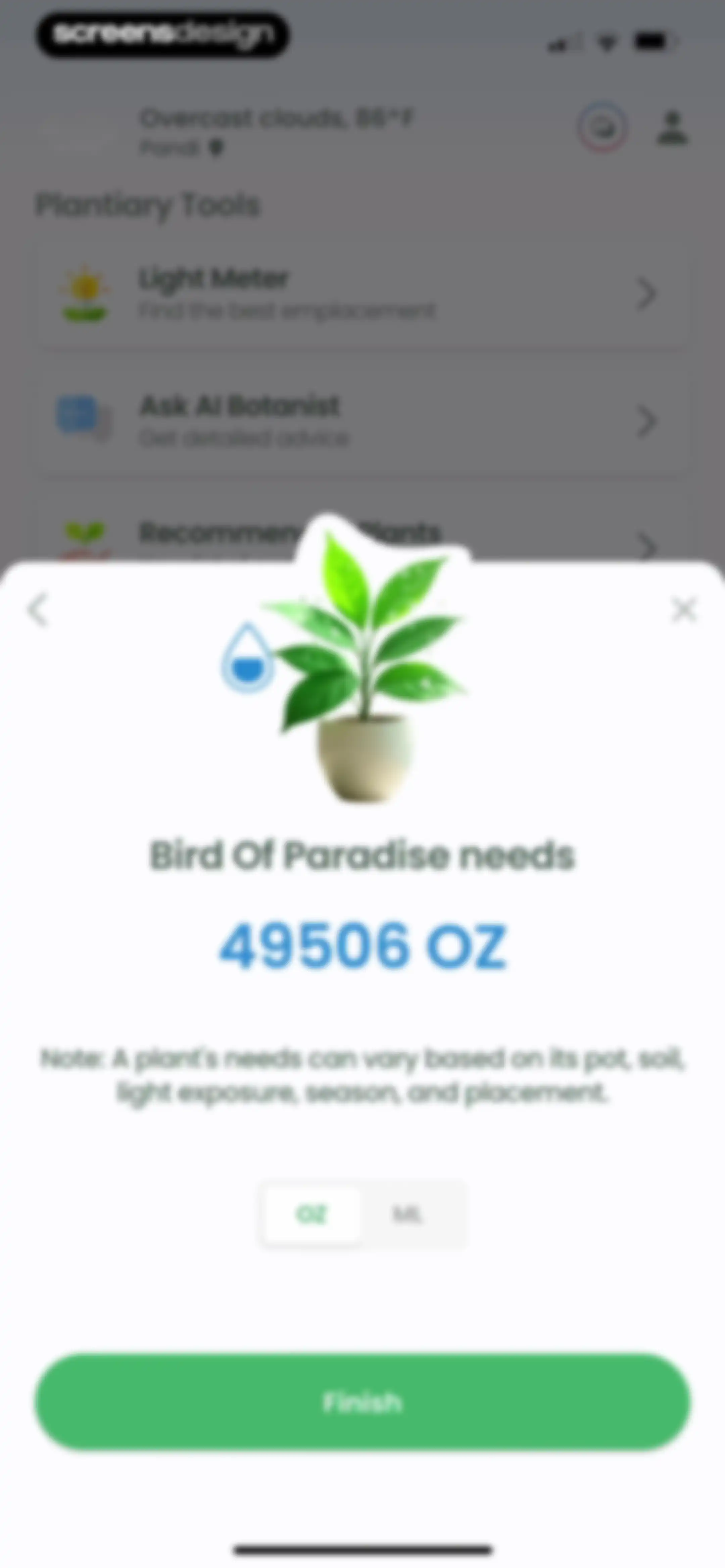 Plant Identifier: Plantiary screen 85