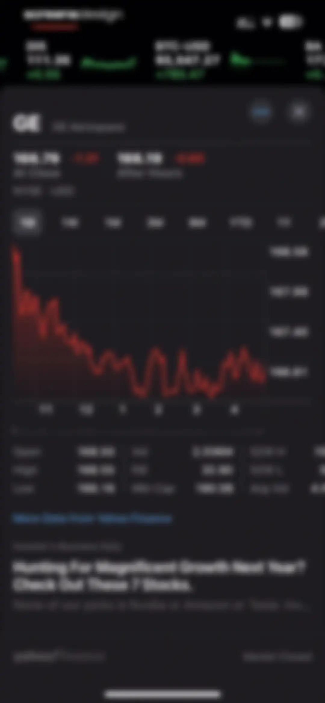 Stocks screen 5
