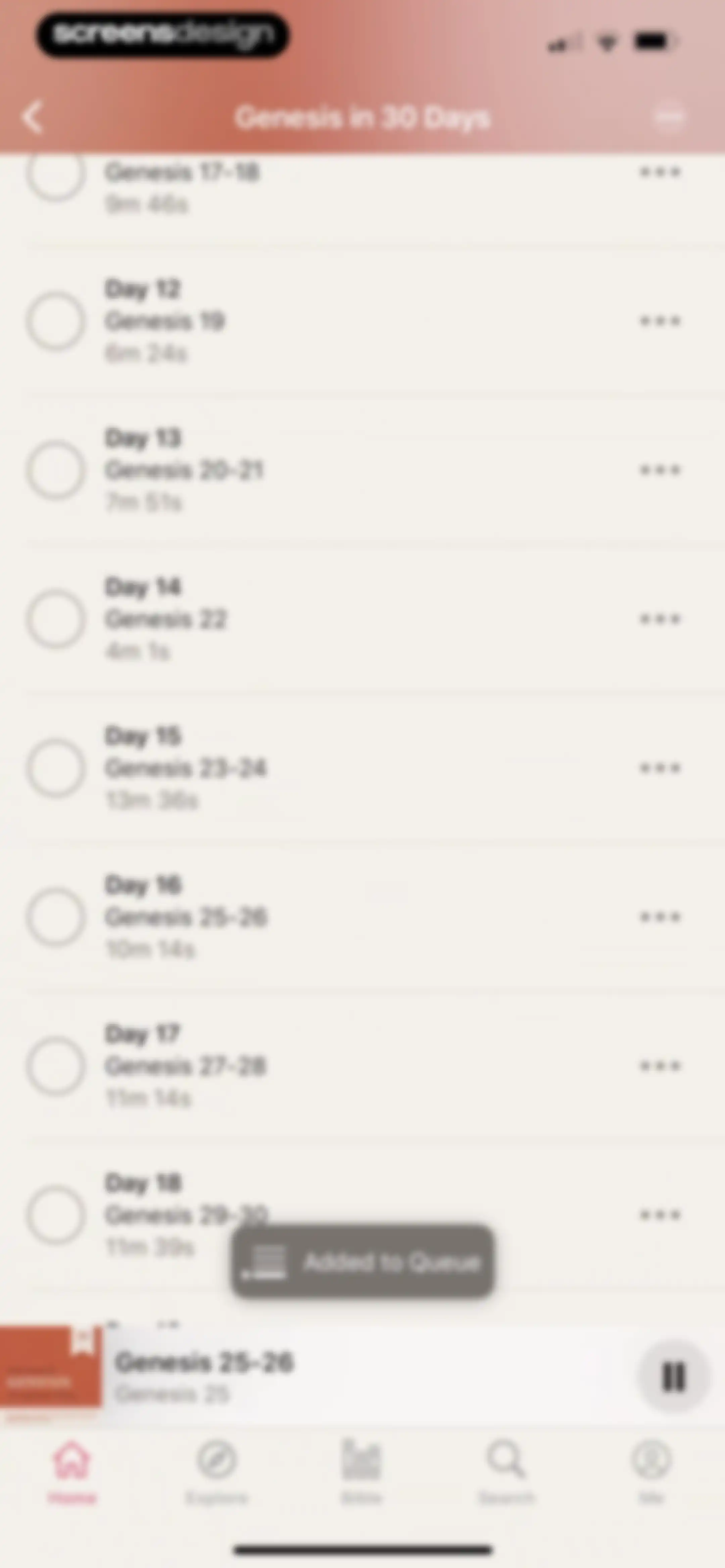 Dwell: Audio Bible screen 20