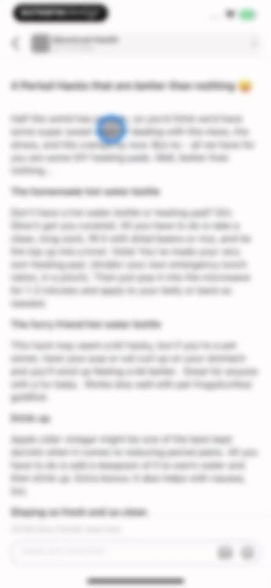 Glow Ovulation & Period App screen 69