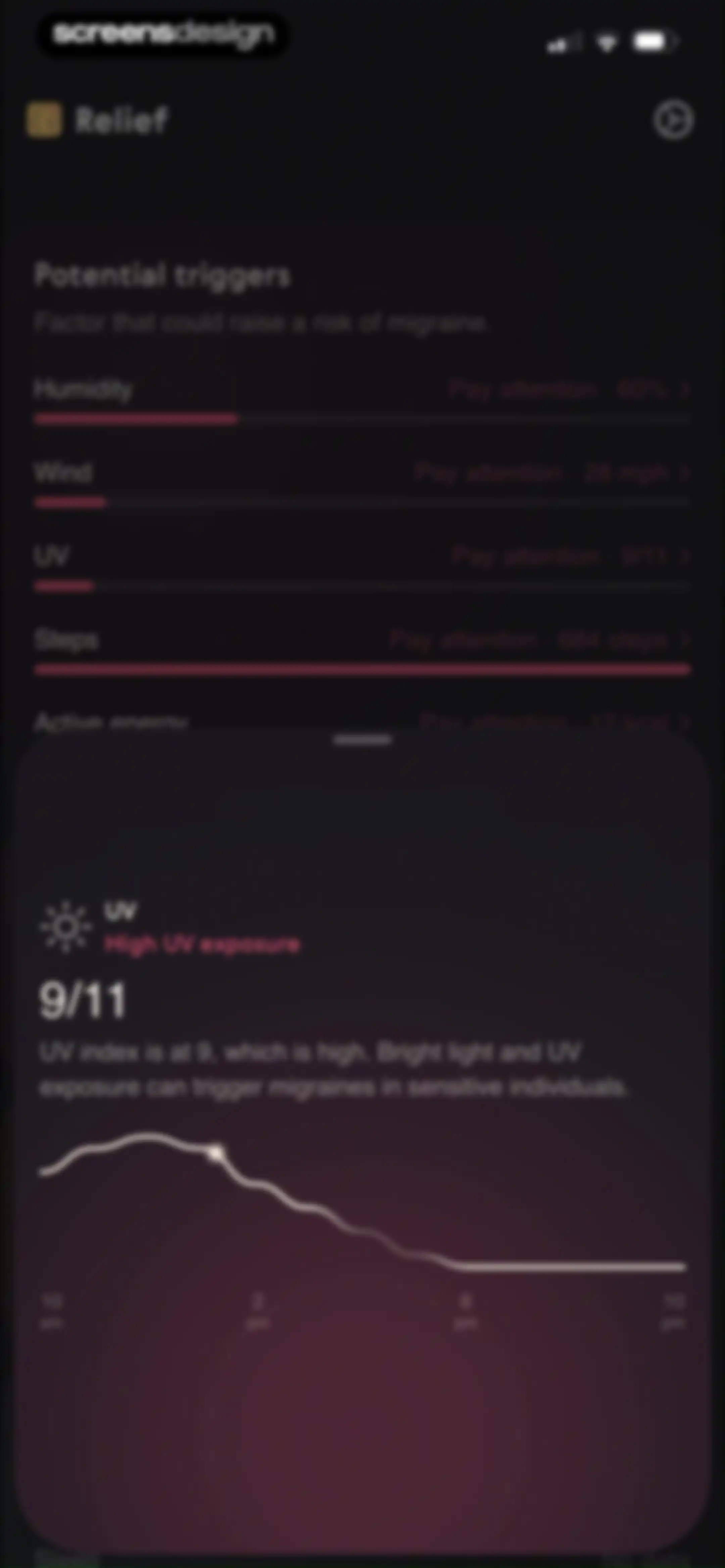Relief - Migraine Tracker screen 41