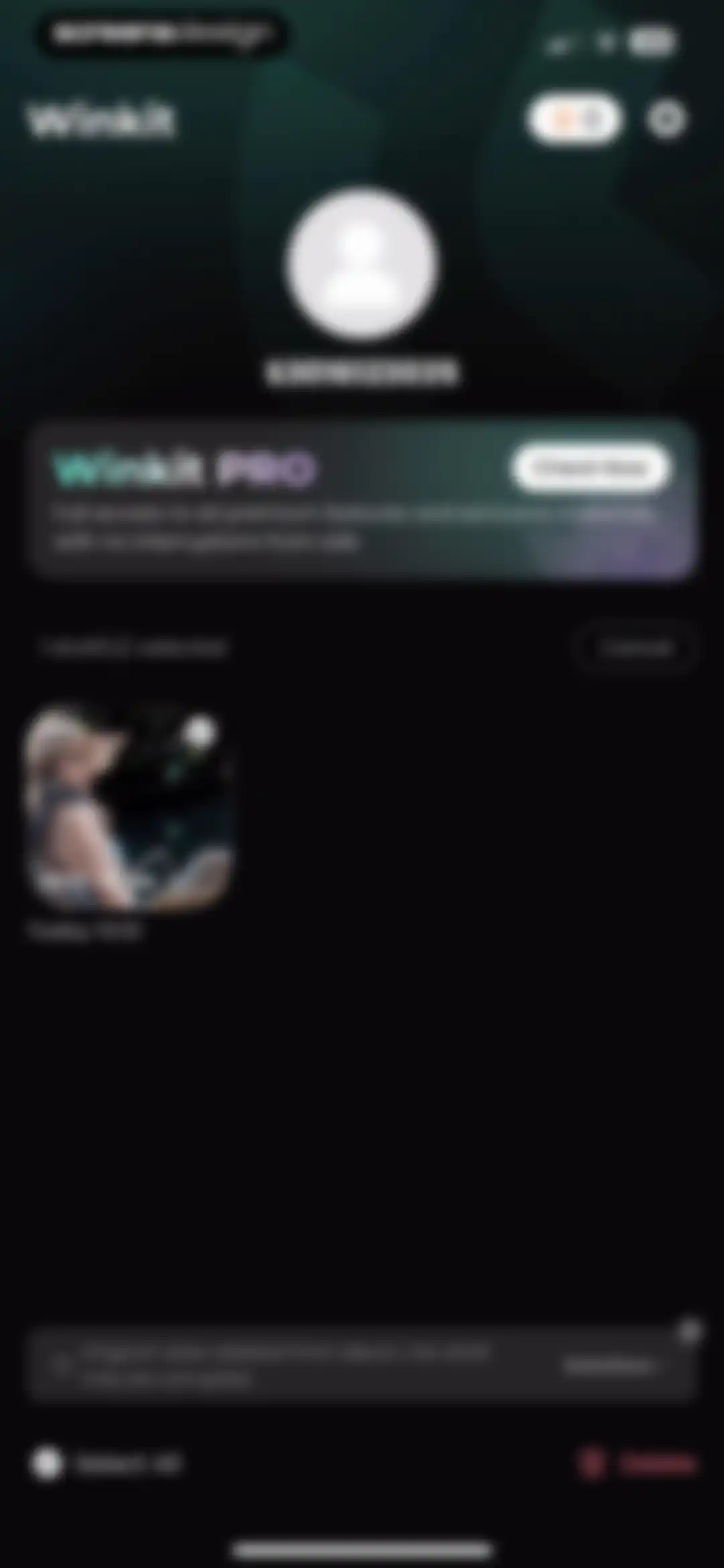 Winkit - AI Video Enhancer screen 106