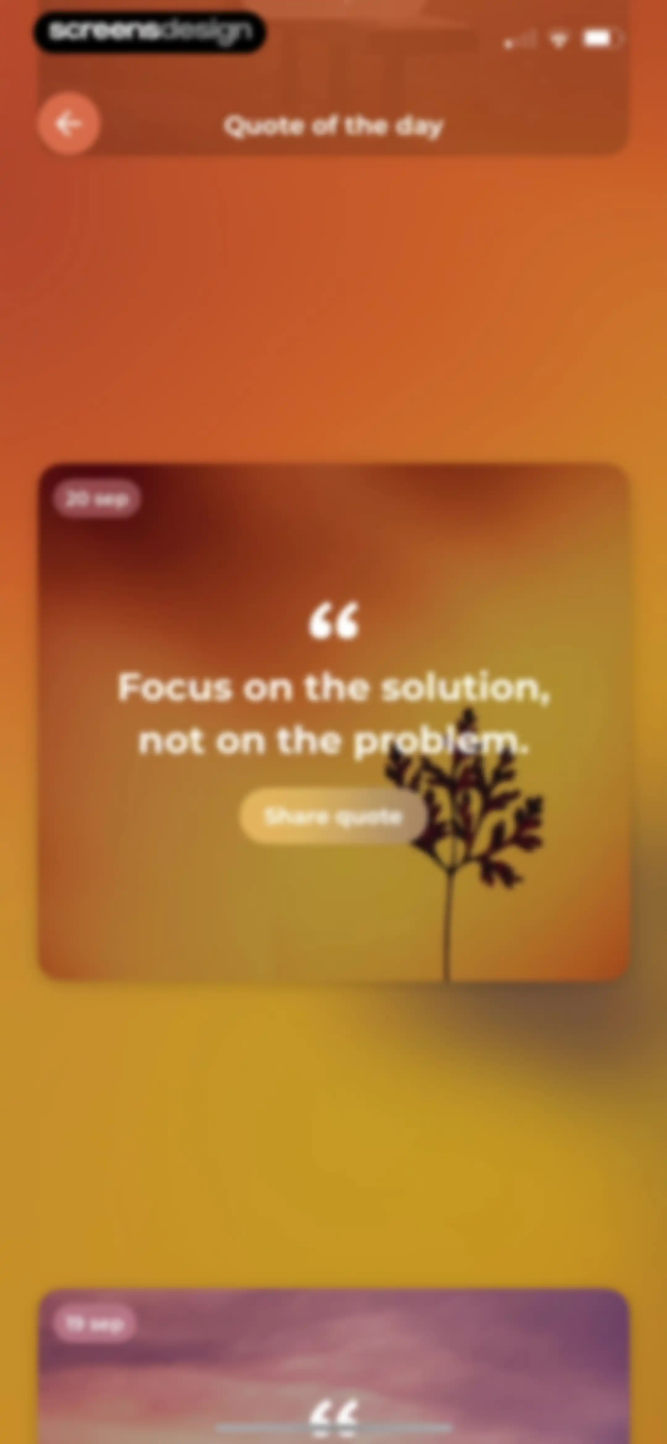 Meditation Moments - Guided screen 47